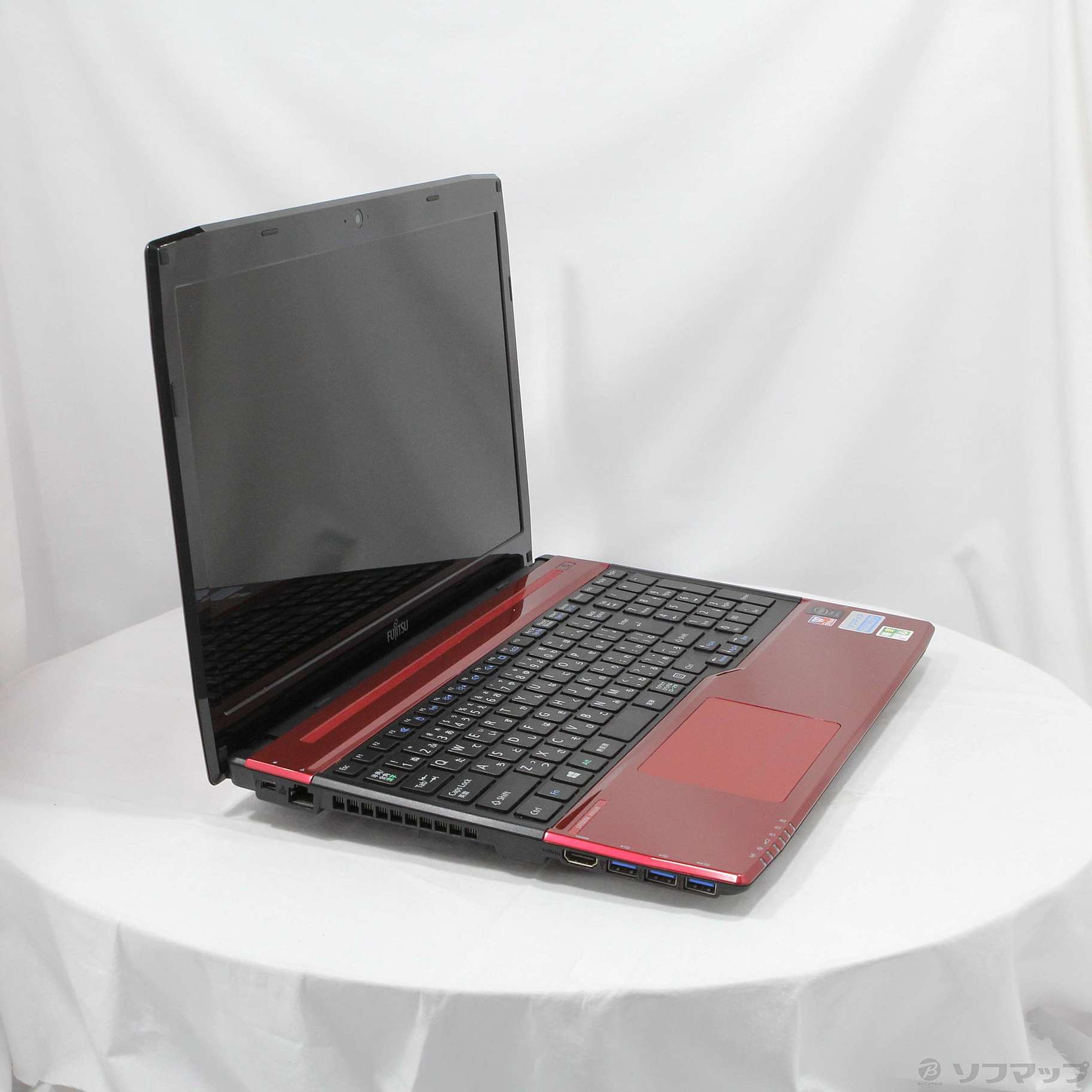 格安安心パソコン LIFEBOOK AH45／R FMVA45RRP ルビーレッド