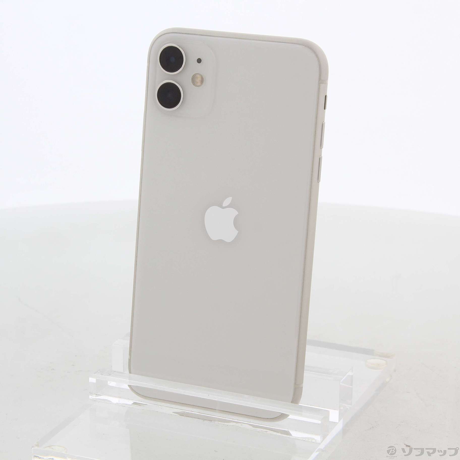 中古】iPhone11 128GB ホワイト MWM22J／A SIMフリー [2133049593382