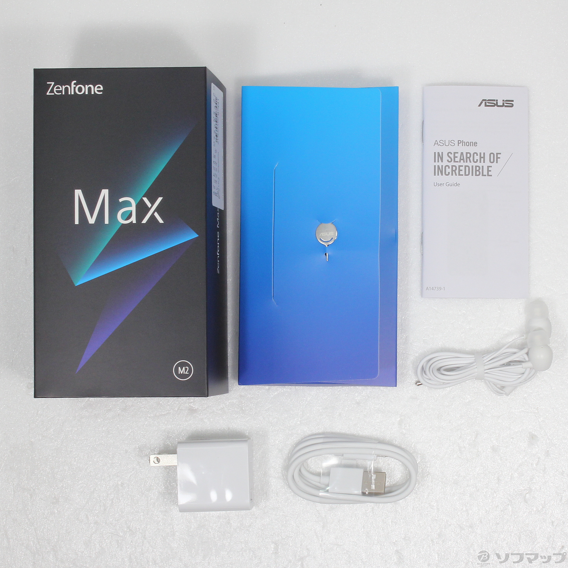 中古】ZenFone Max M2 32GB スペースブルー ZB633KL-BL32S4 SIMフリー