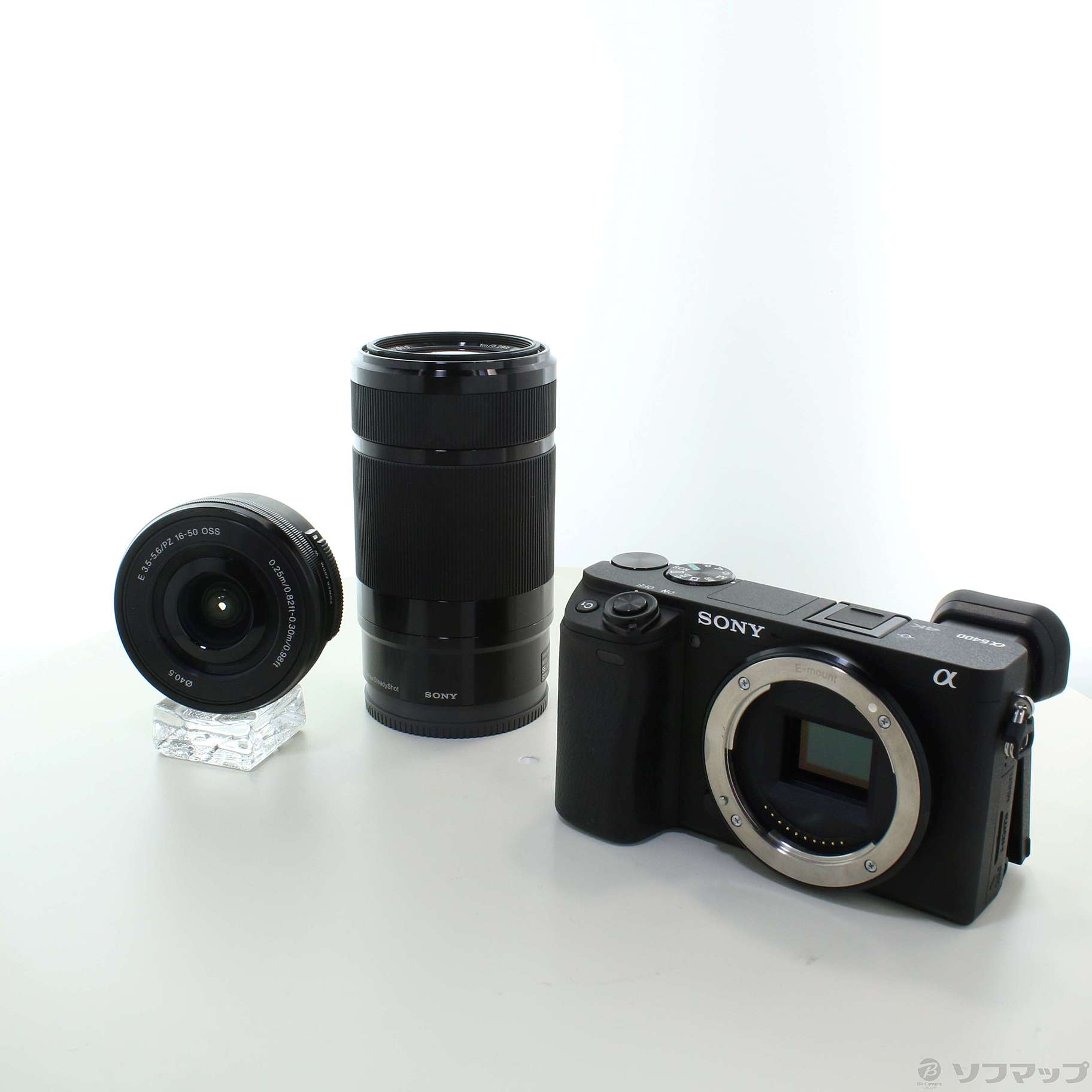 中古】α6400 ILCE-6400Y ダブルズームレンズキット ブラック