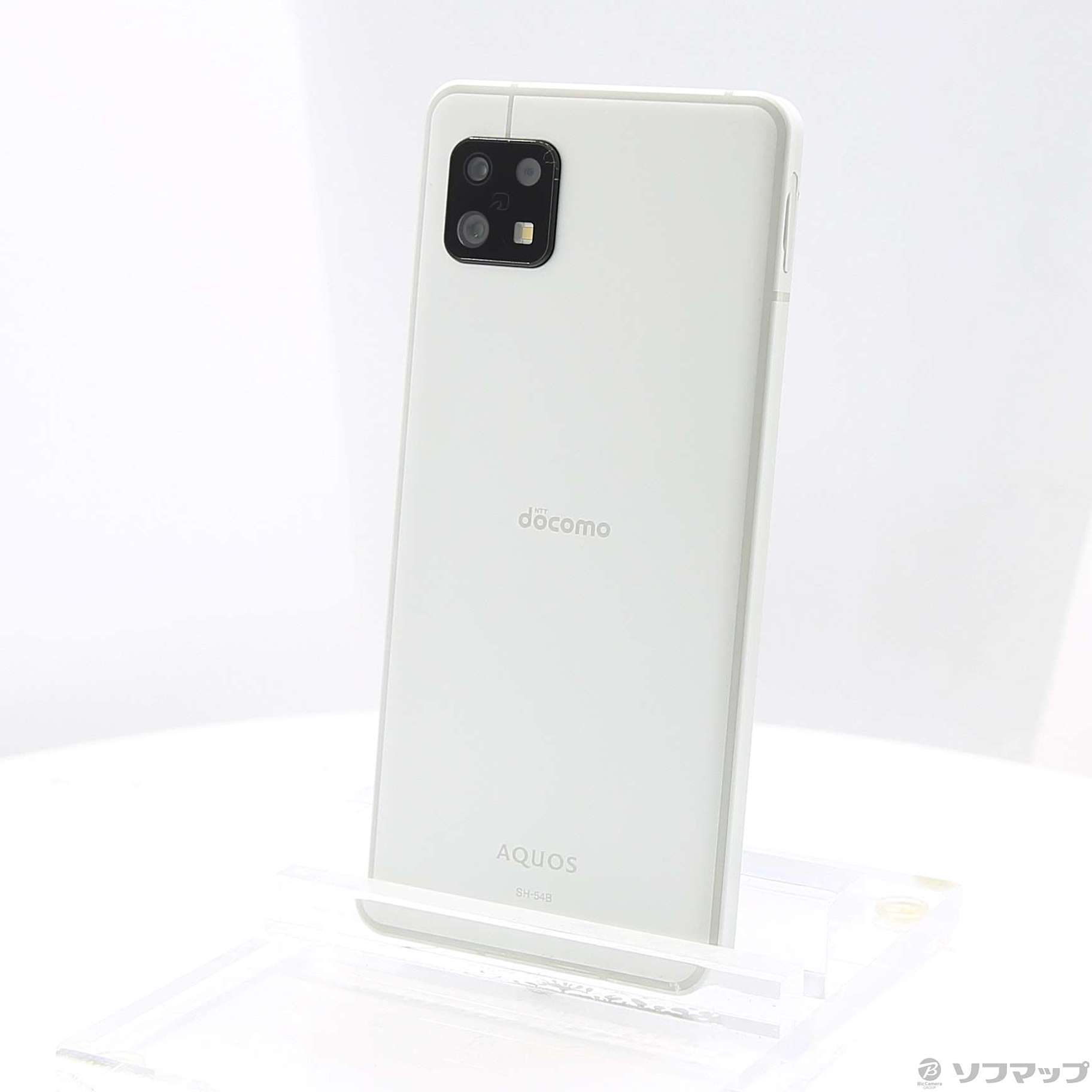 中古】AQUOS sense6 64GB シルバー SH-54B docomoロック解除SIMフリー