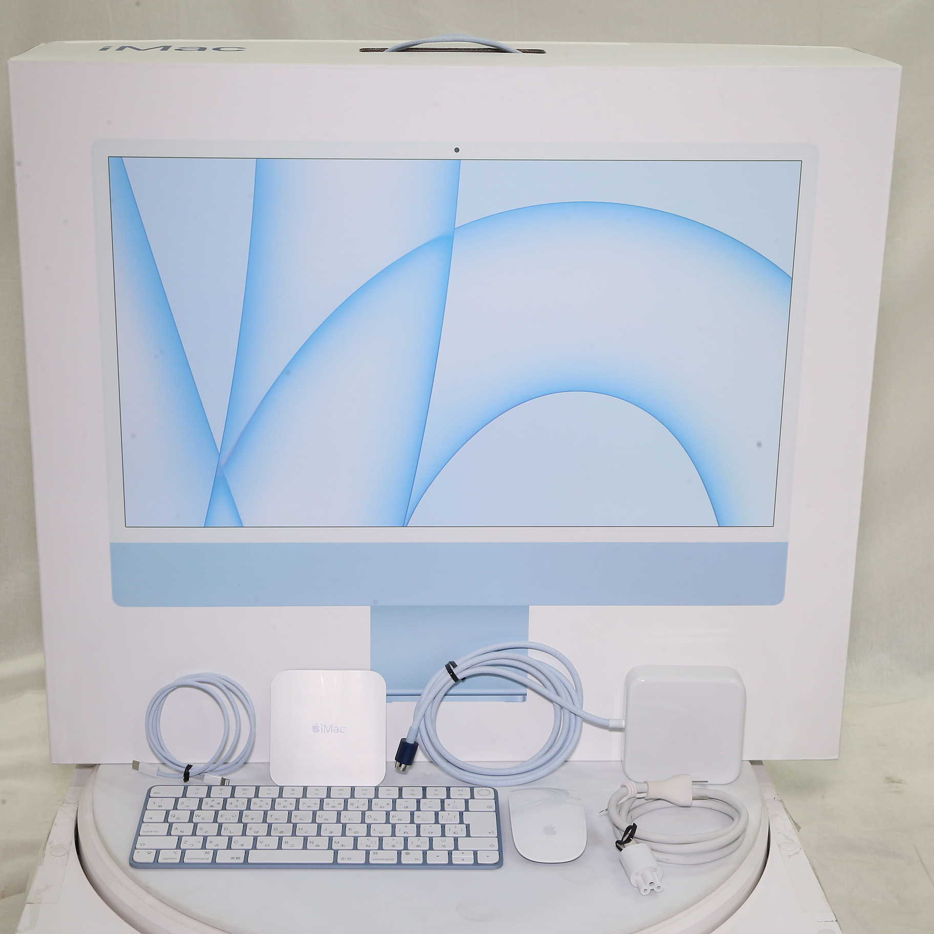 中古】iMac 24-inch Mid 2021 MGPL3J／A Apple M1 8コアCPU_8コアGPU