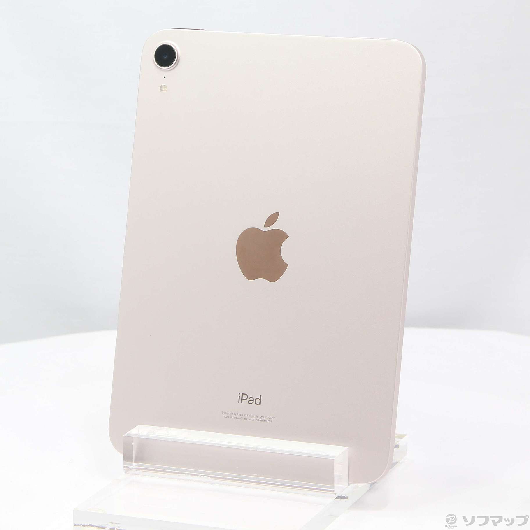 中古品〕 iPad mini 第6世代 64GB ピンク MLWL3J／A Wi-Fi｜の通販は