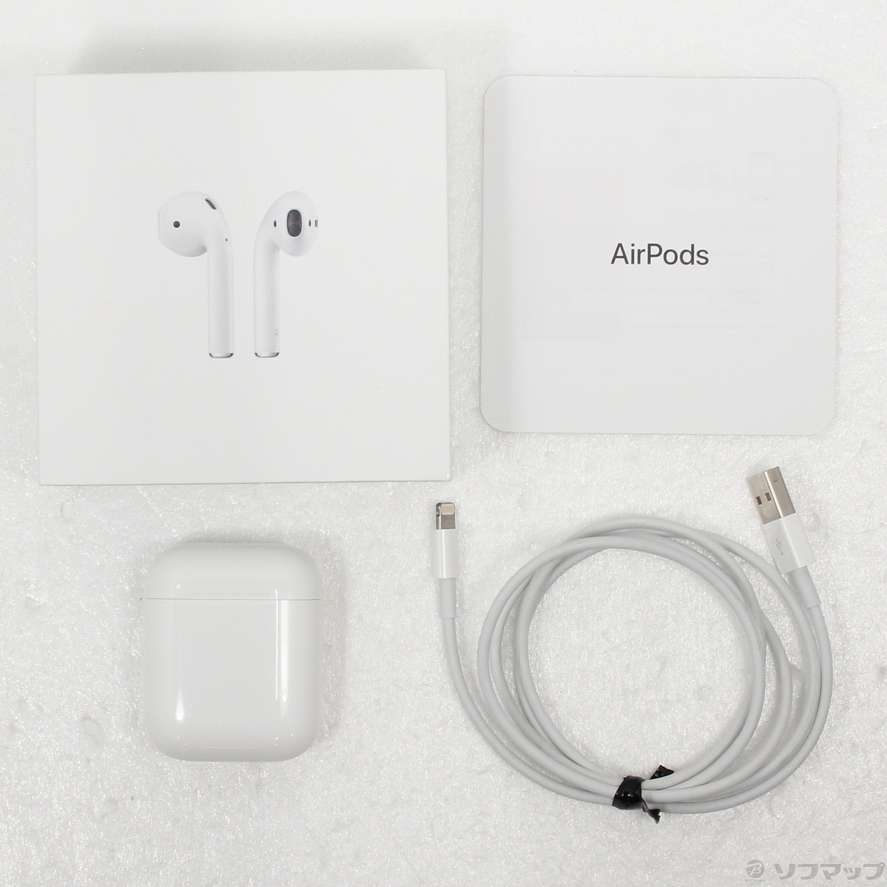 中古】AirPods 第2世代 with Charging Case MV7N2J／A [2133049663320