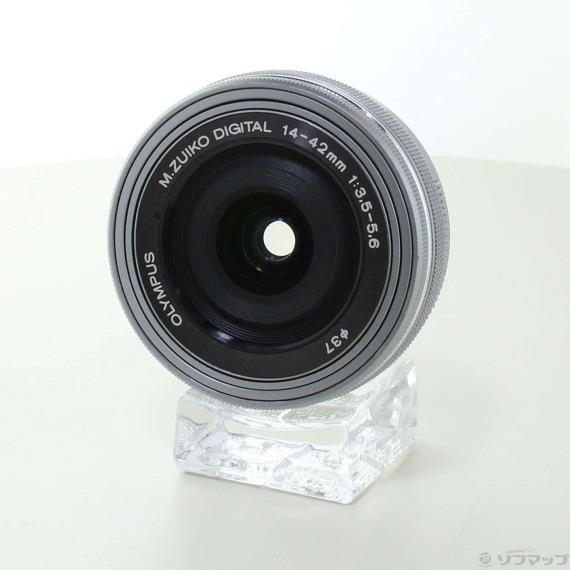 中古】M.ZUIKO DIGITAL ED 14-42mm F3.5-5.6 EZ シルバー (μ4／3