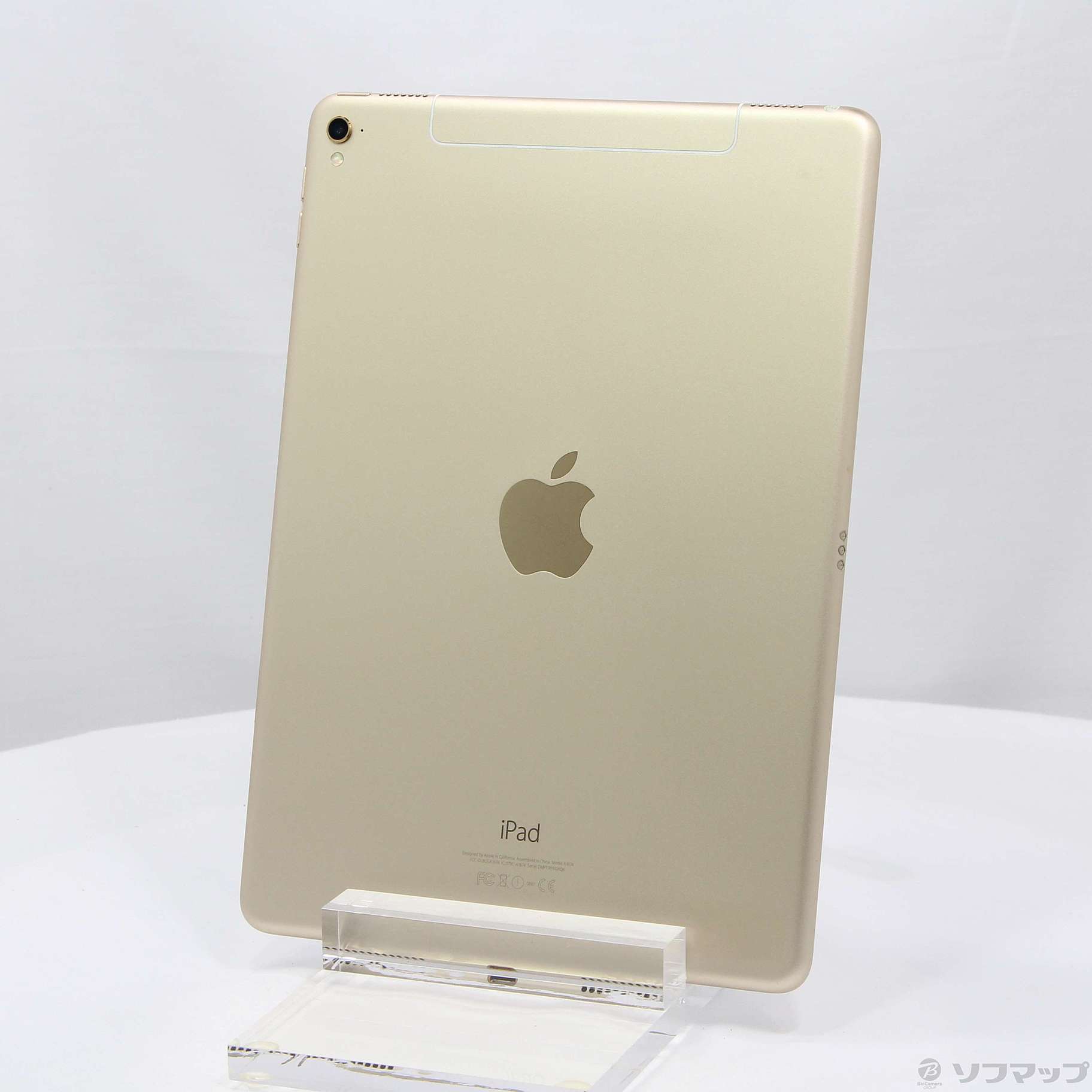 中古品无iPad Pro 9.7英寸128GB黄金MLQ52J/A au锁头解除SIM|no