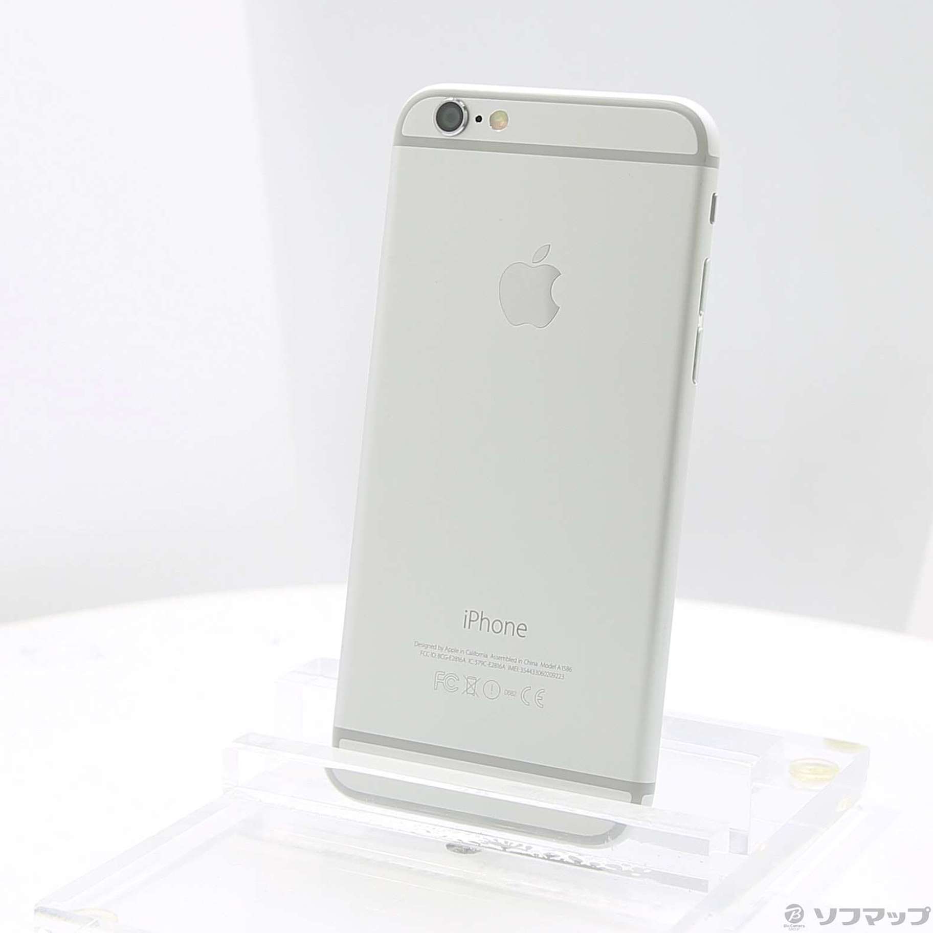 中古】iPhone6 16GB シルバー MG482J／A SoftBank
