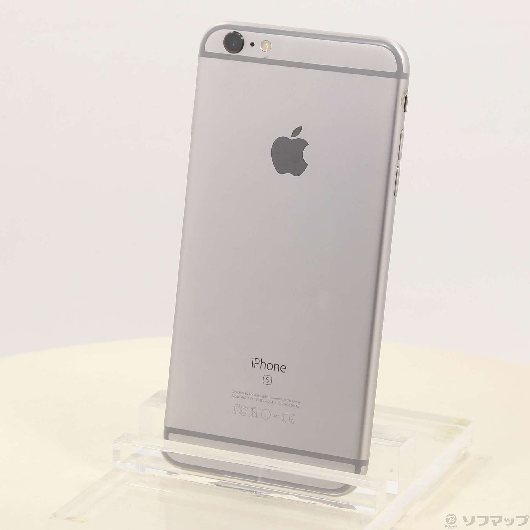 中古】iPhone6s Plus 16GB スペースグレイ MKU12J／A SIMフリー