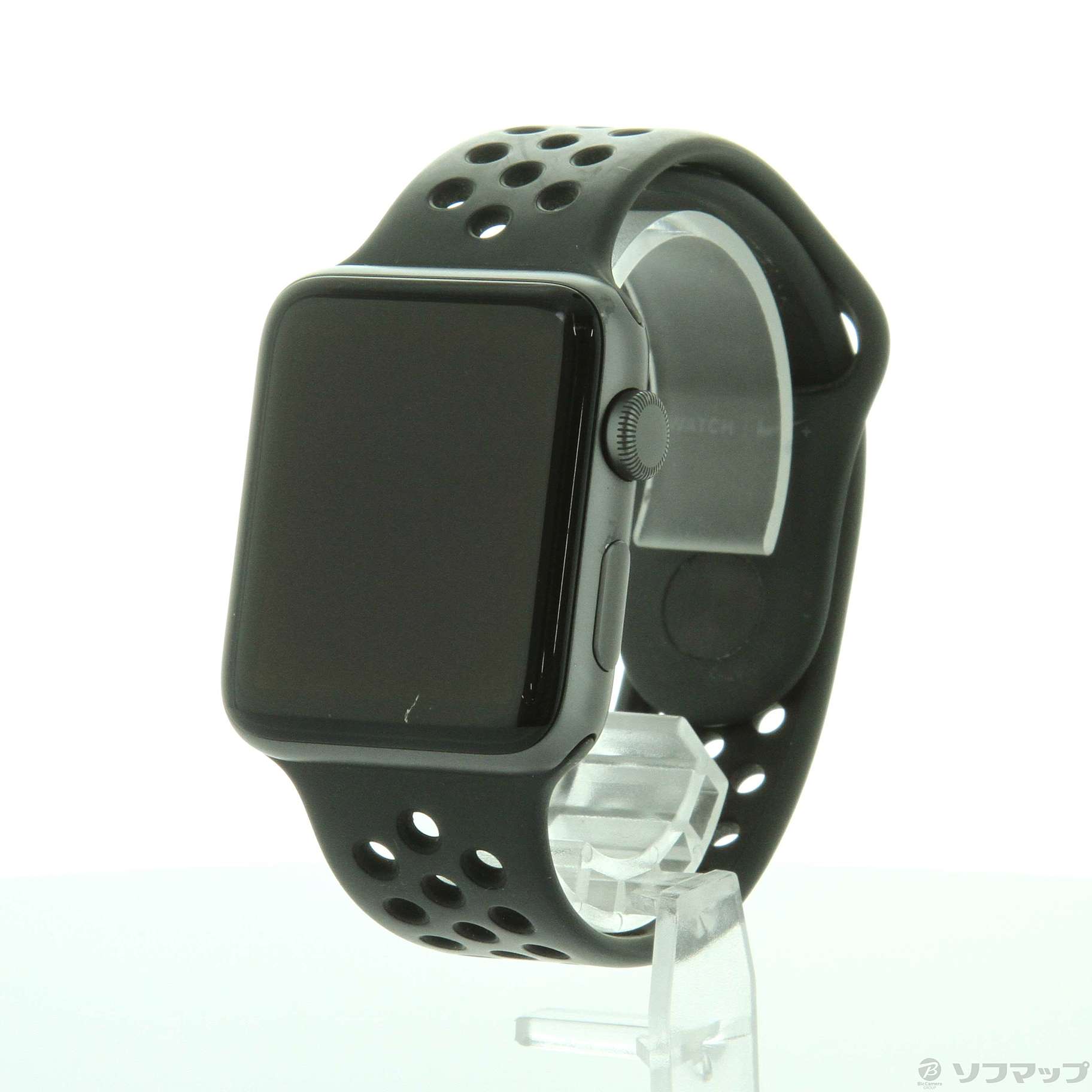 Apple Watch Series 2 Nike+ 42mm スペースグレイアルミニウムケース ブラック／ボルトNikeスポーツバンド