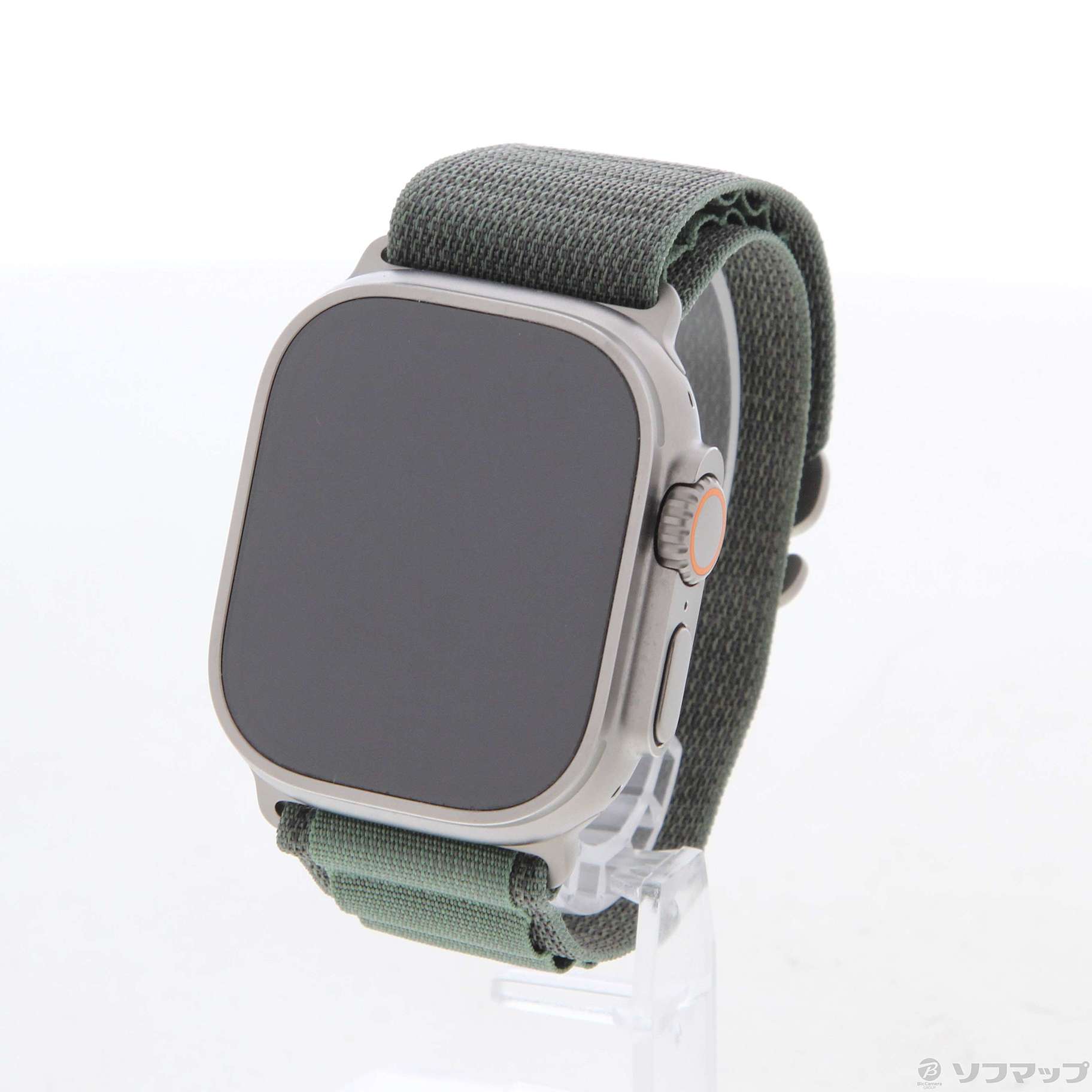 Apple Watch Ultra GPS + Cellular 49mm チタニウムケース グリーンアルパインループ
