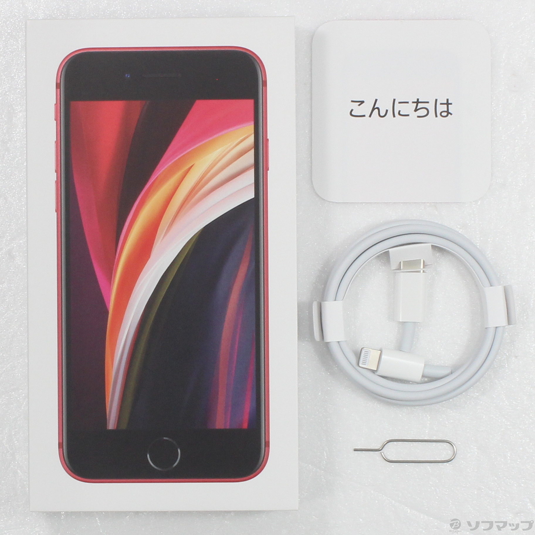 中古】iPhone SE 第2世代 256GB プロダクトレッド MHGY3J／A SIMフリー