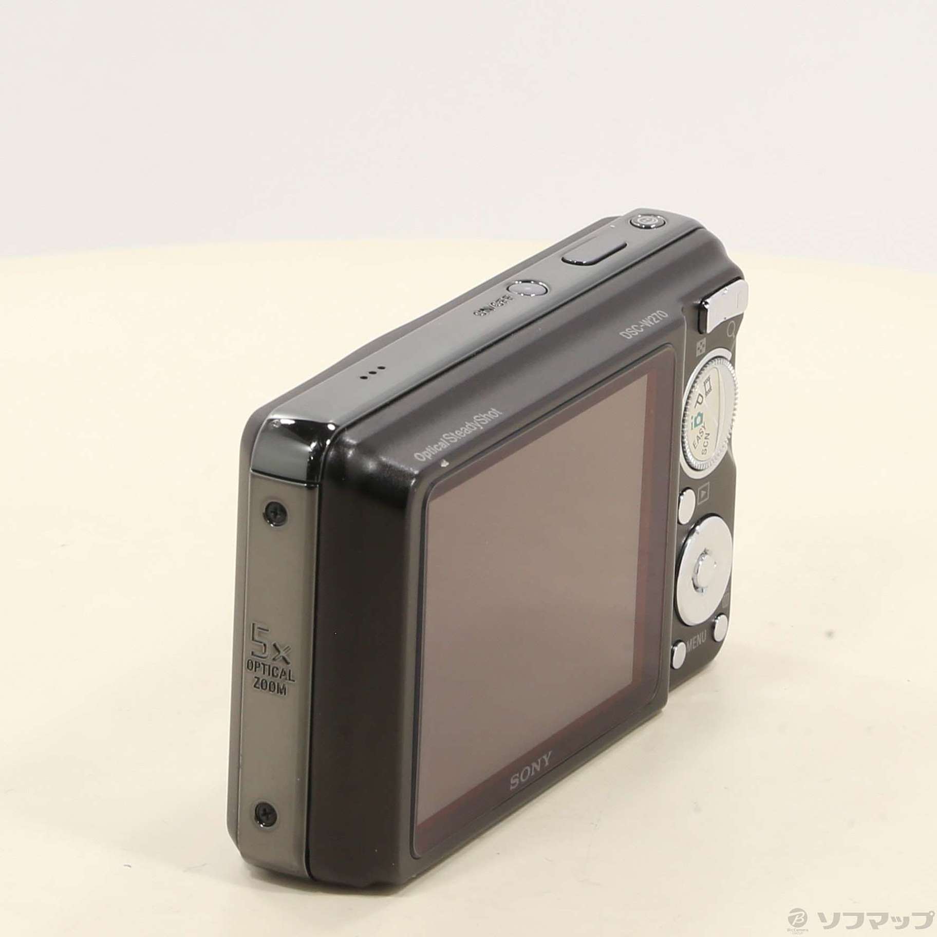 中古品〕 CYBERSHOT DSC-W270 B (1210万画素／5倍ズーム／ブラック