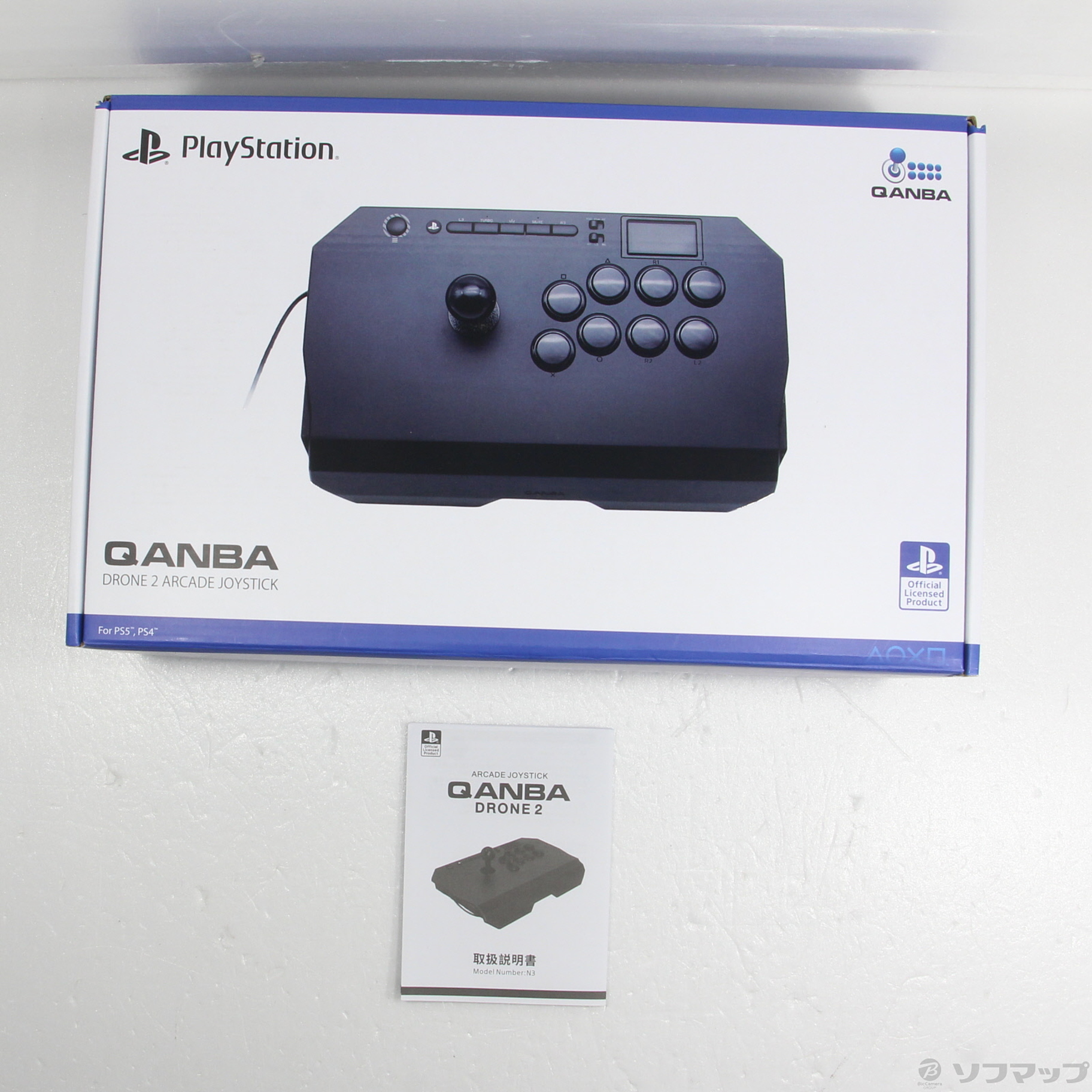 中古】Qanba Drone 2 アーケードジョイスティック N3 【PS5 PS4】 [2133049716484] -  リコレ！|ビックカメラグループ ソフマップの中古通販サイト