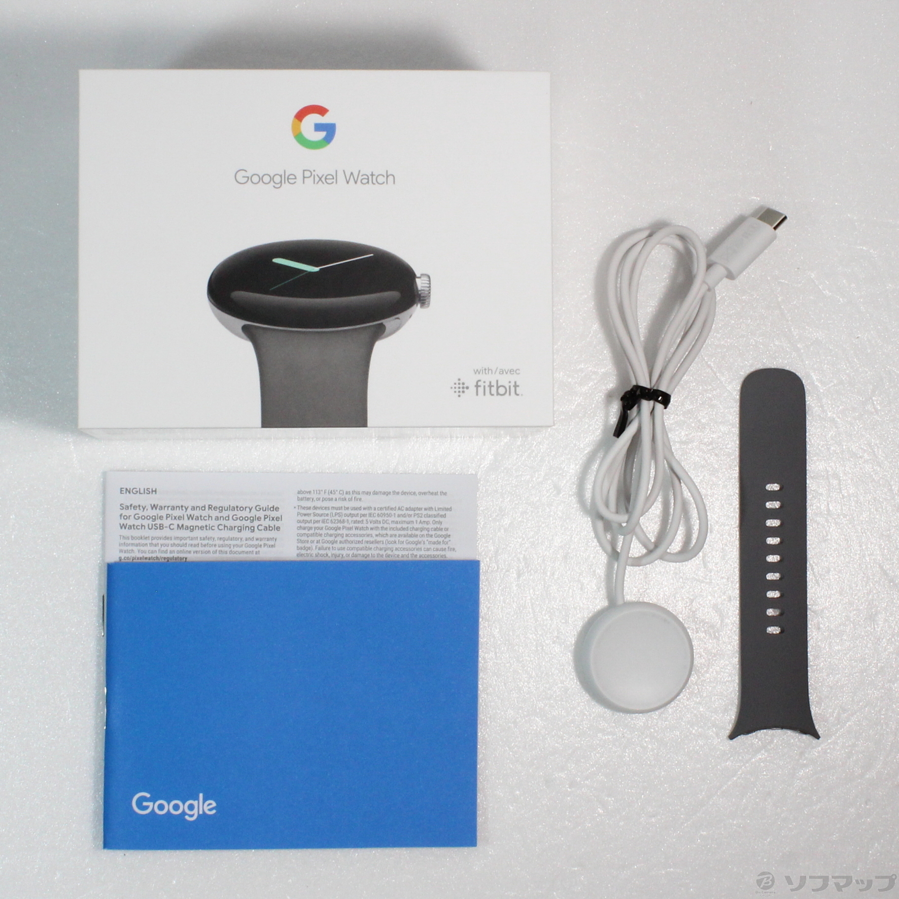 中古】Google Pixel Watch Polished Silver ステンレス ケース