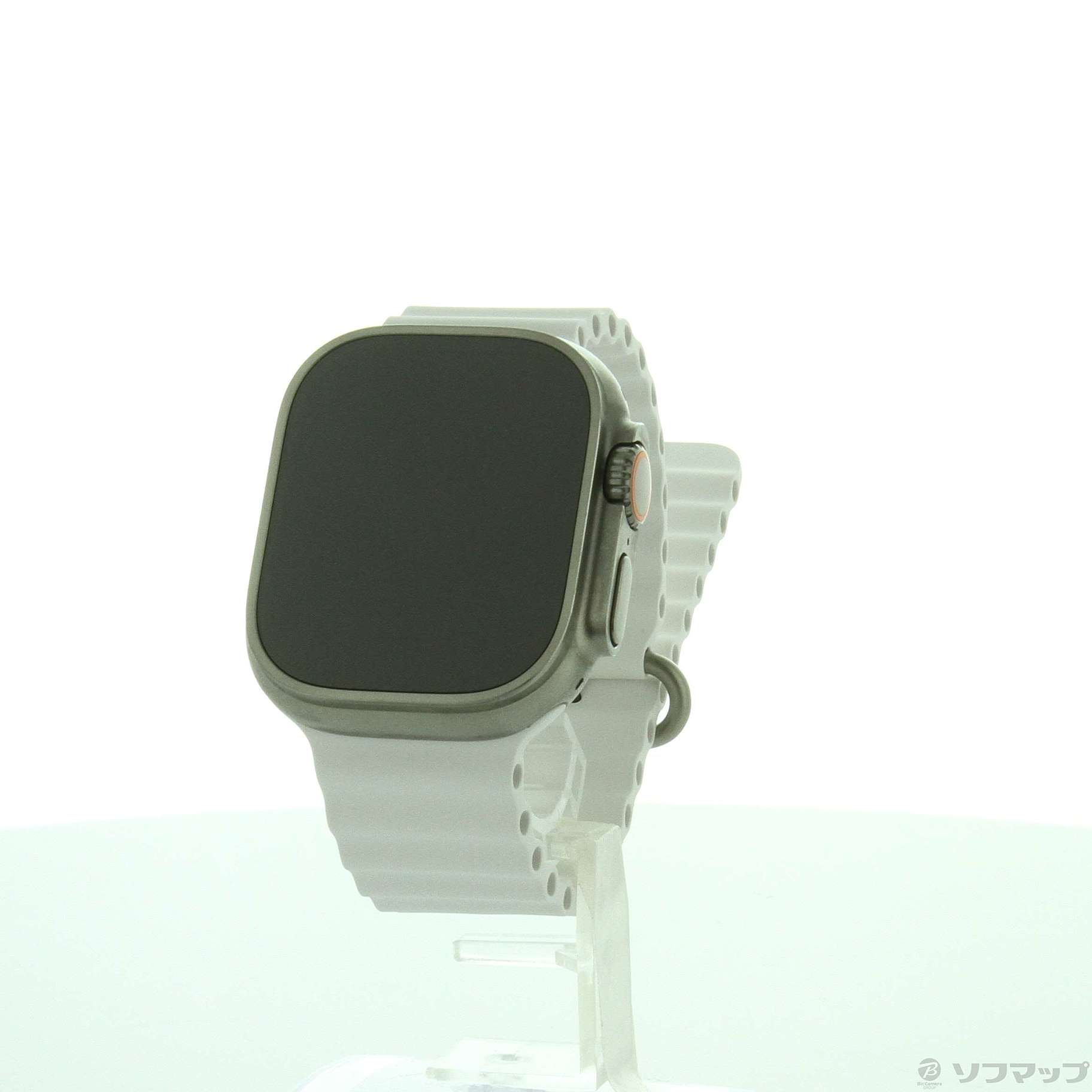 Apple Watch Ultra GPS + Cellular 49mm チタニウムケース ホワイトオーシャンバンド