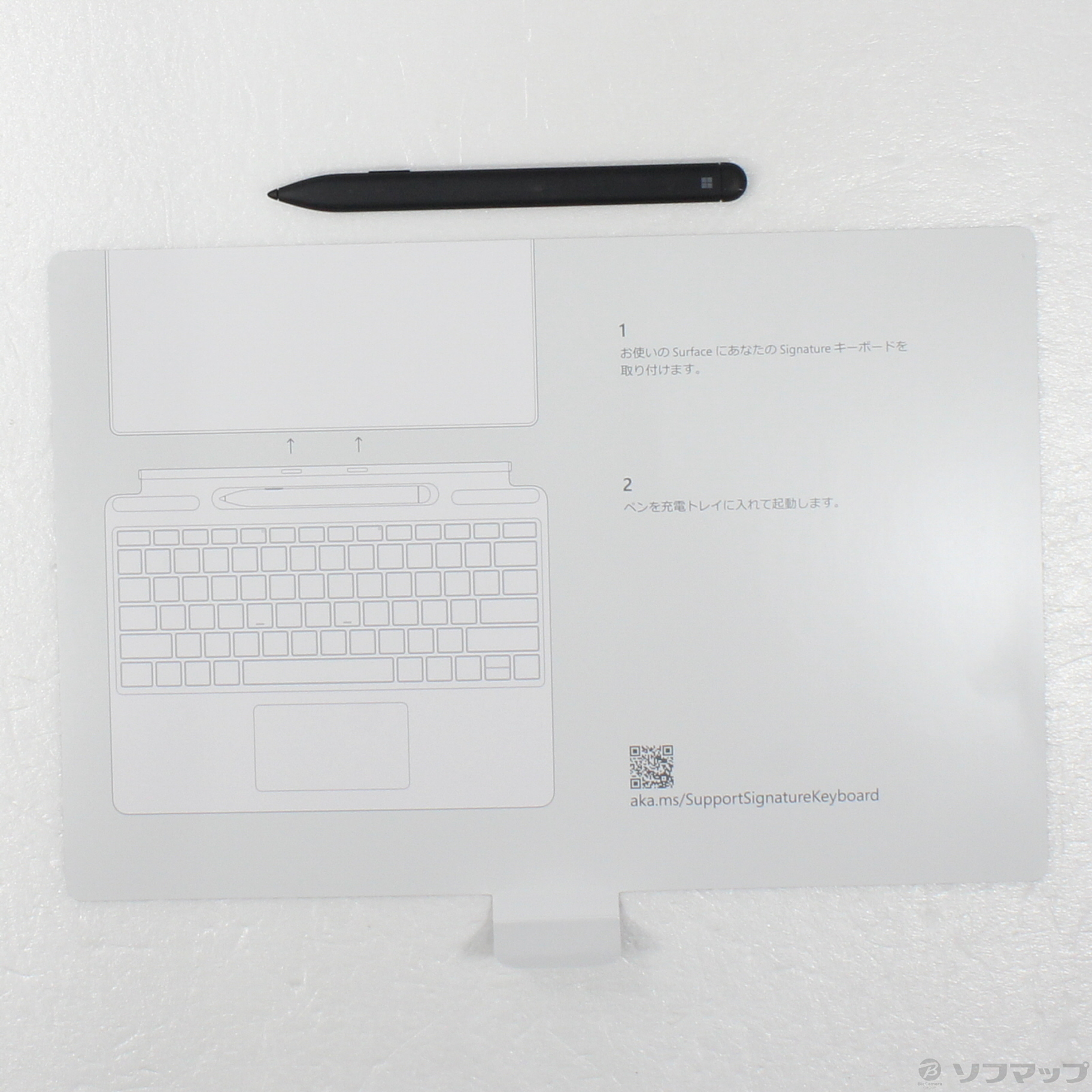 中古】スリム ペン付き Surface Pro X Signature キーボード ブラック ...