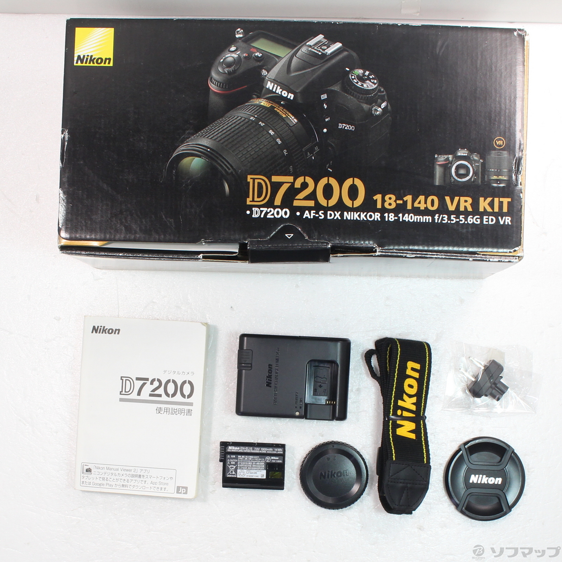 中古】Nikon D7200 18-140 VRレンズキット (2416万画素／SDXC