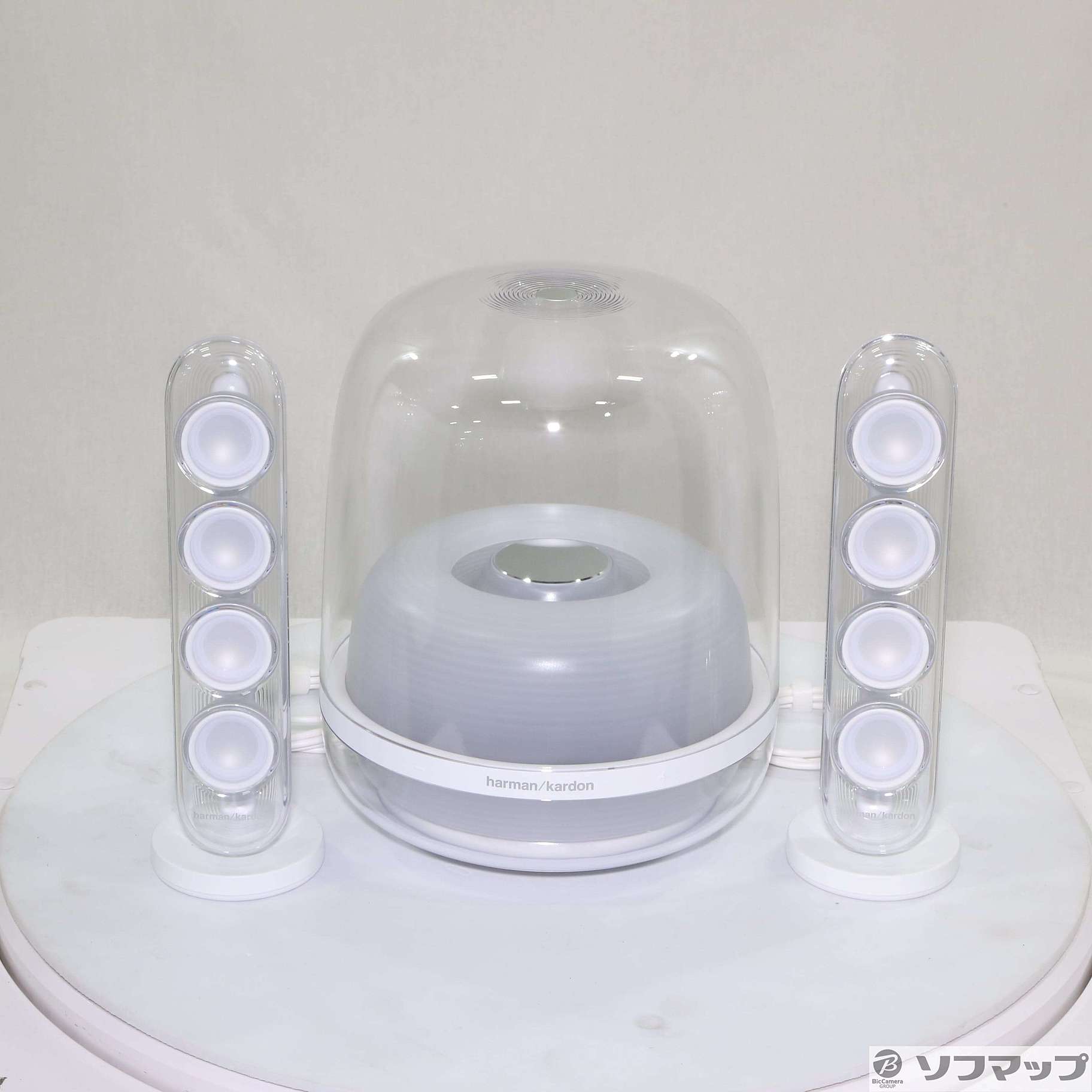 未使用ジャンク品 Harman Kardon SOUNDSTICKS 4 中古】〔展示品〕 Harman Kardon SoundSticks 4 ホワイト