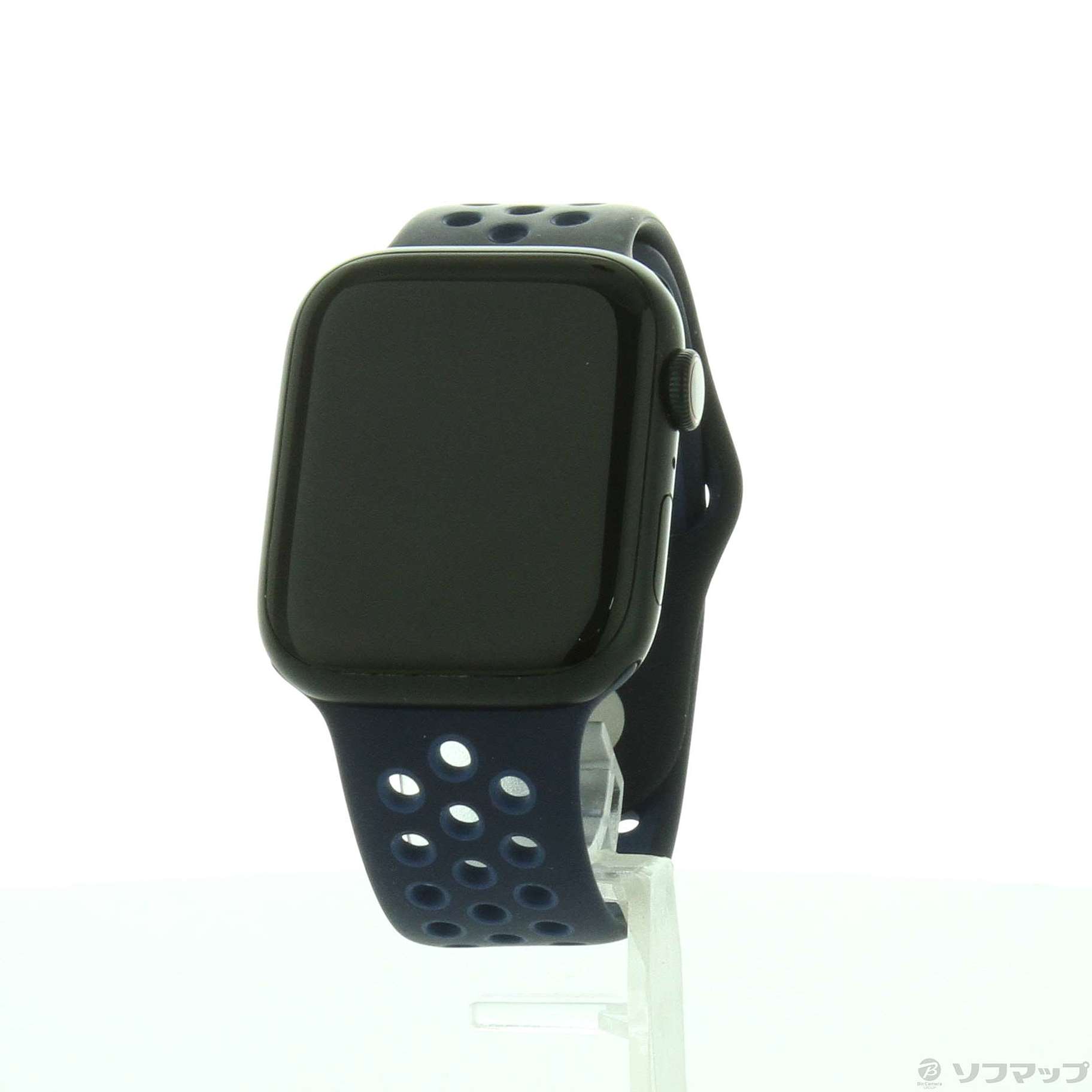 Apple Watch Series 8 GPS + Cellular 45mm ミッドナイトアルミニウムケース ブルーホライゾンスポーツバンド