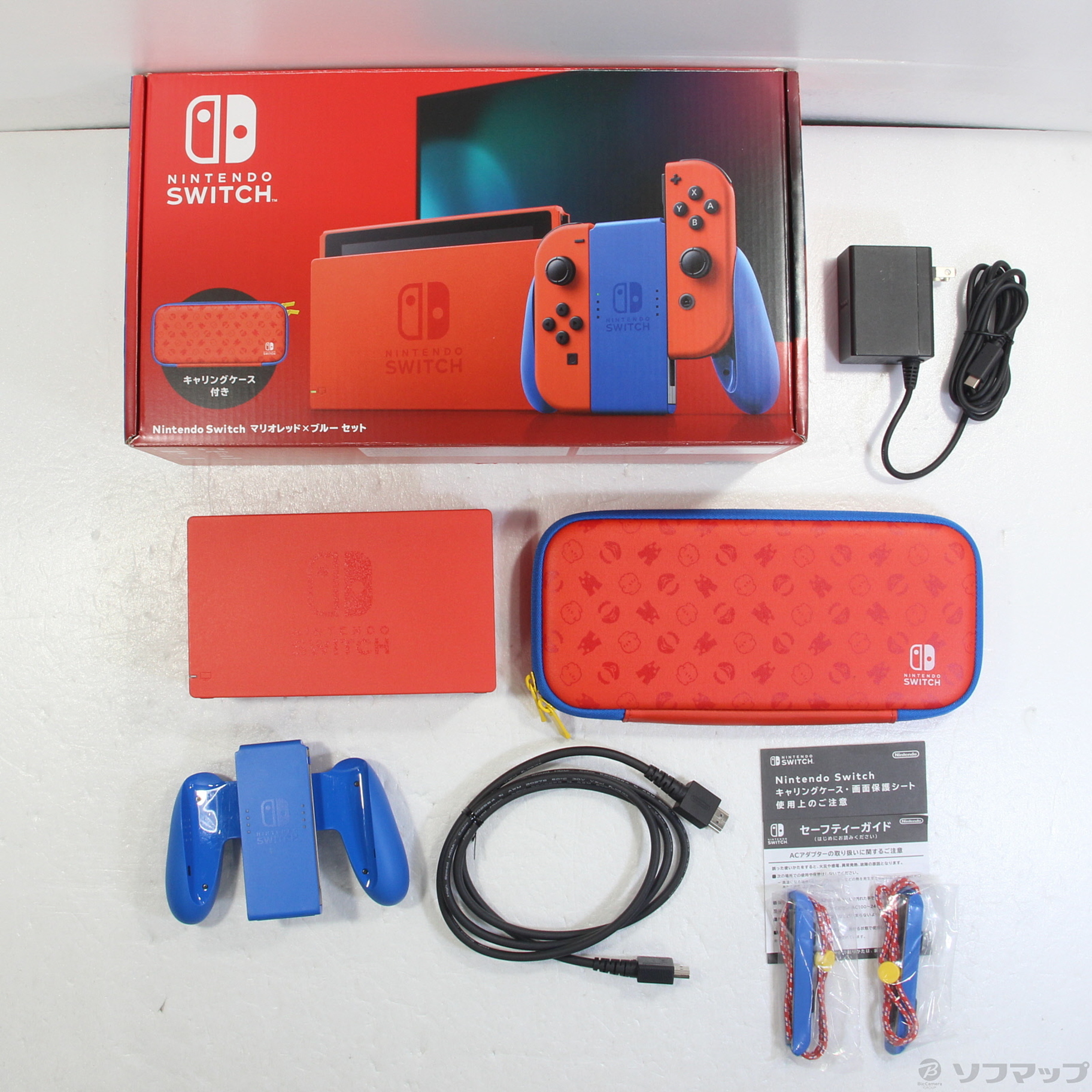 中古】Nintendo Switch マリオレッド×ブルー セット [2133049768421 ...