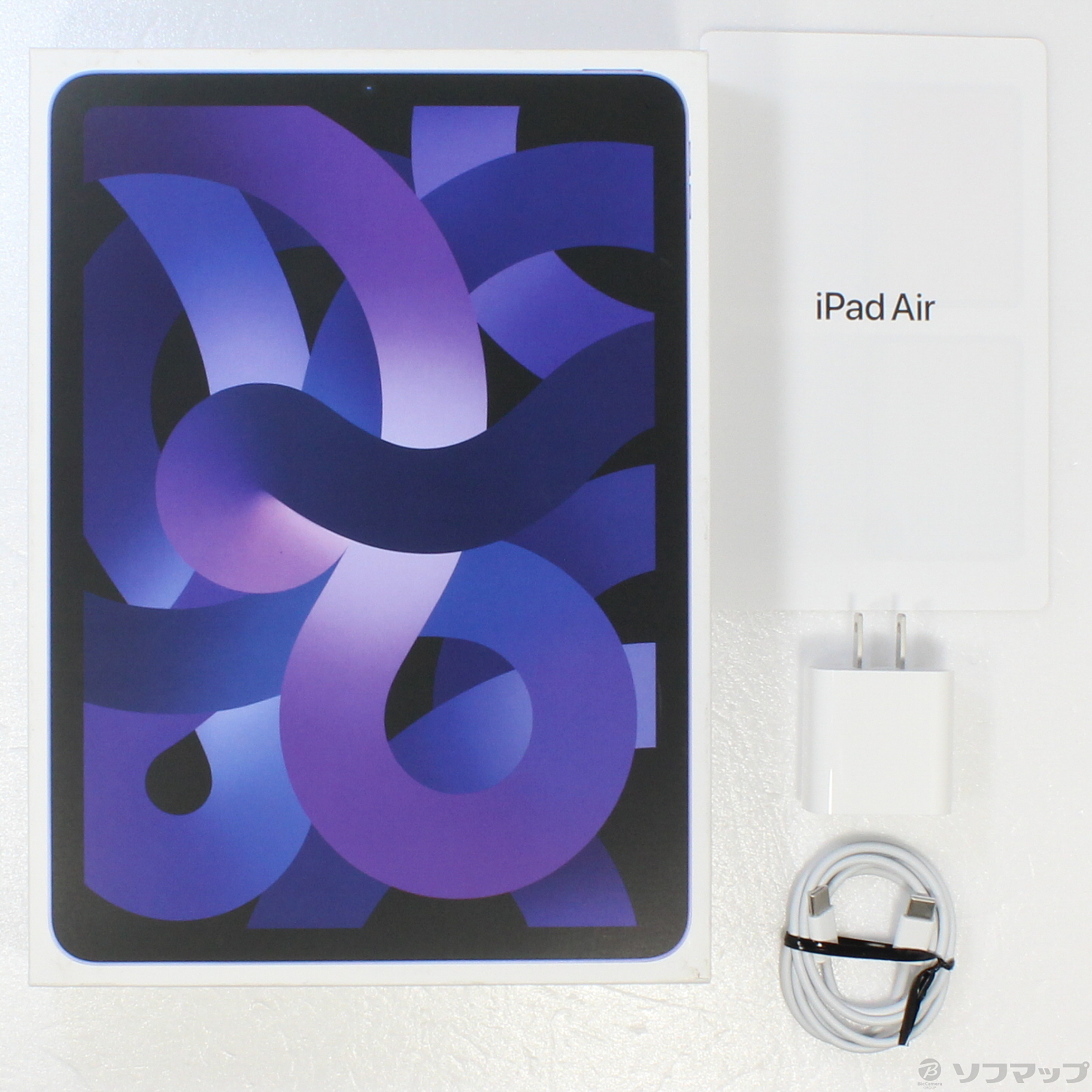 中古】iPad Air 第5世代 256GB パープル MME63J／A Wi-Fi