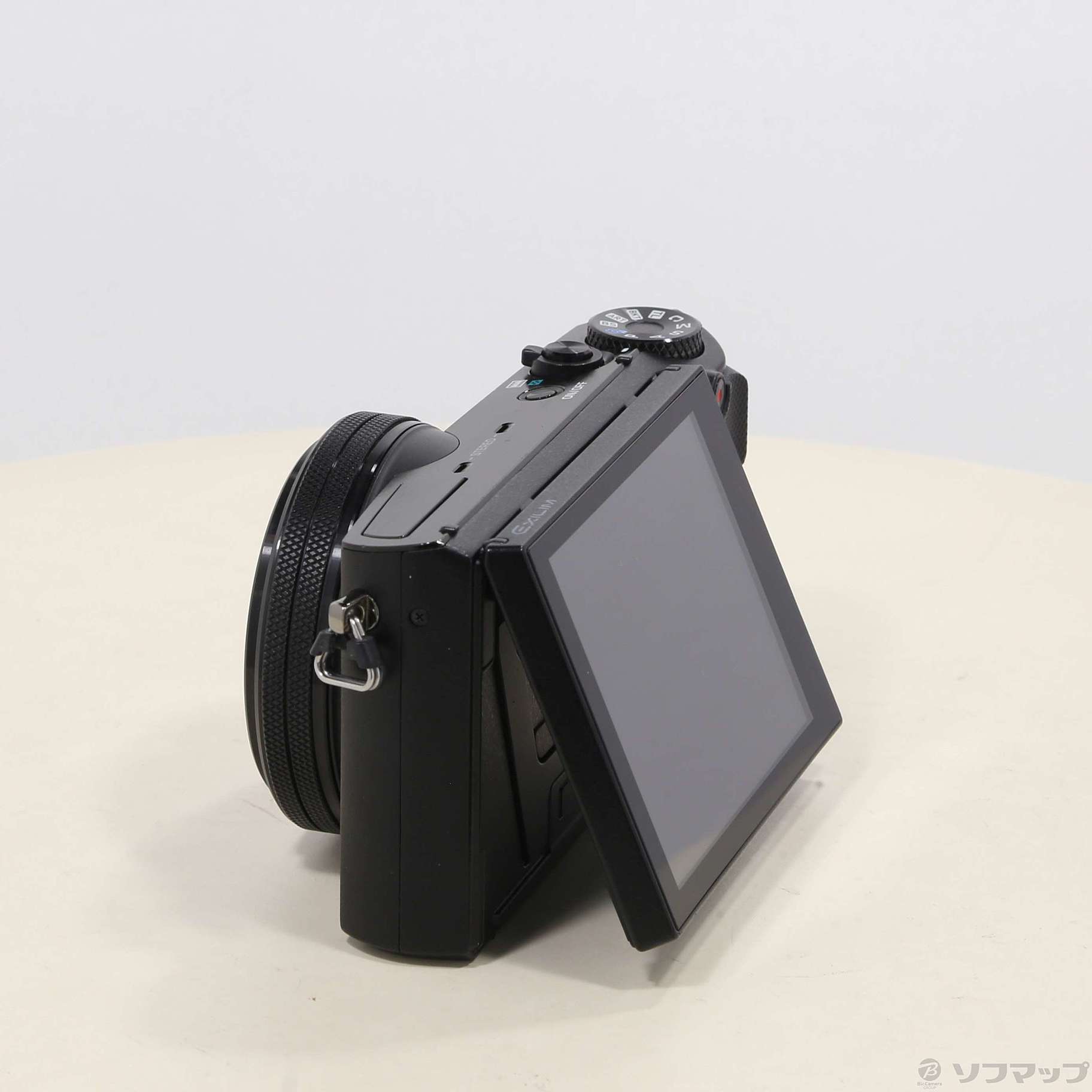 中古】EXILIM EX-100F BK (1210万画素／10.7倍／ブラック