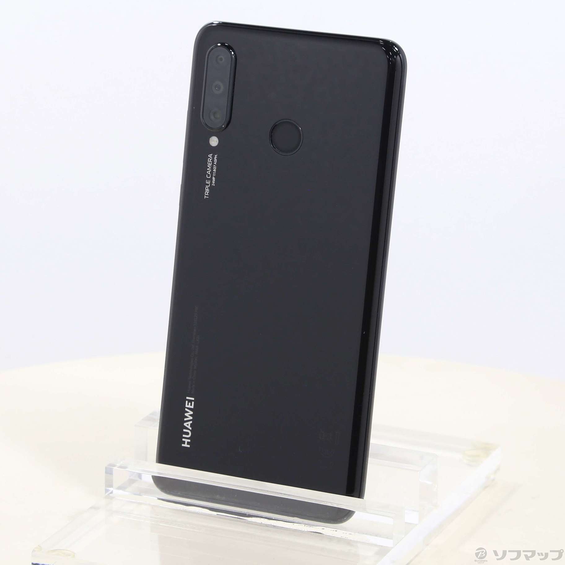 Huawei P30 lite ミッドナイトブラック ワイモバイル 初期設定のみ-