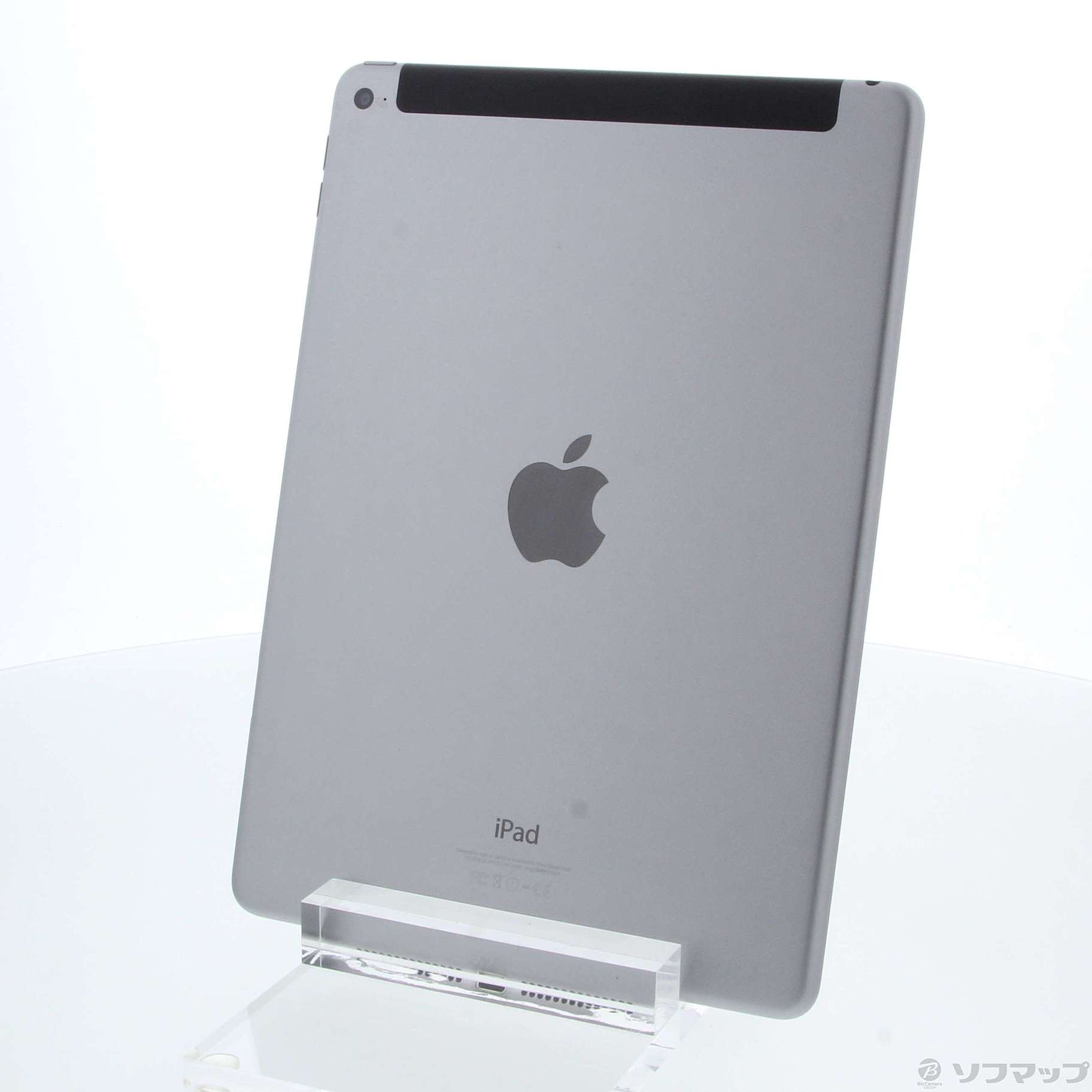 中古】iPad Air 2 64GB スペースグレイ MGHX2J／A au [2133049787125 