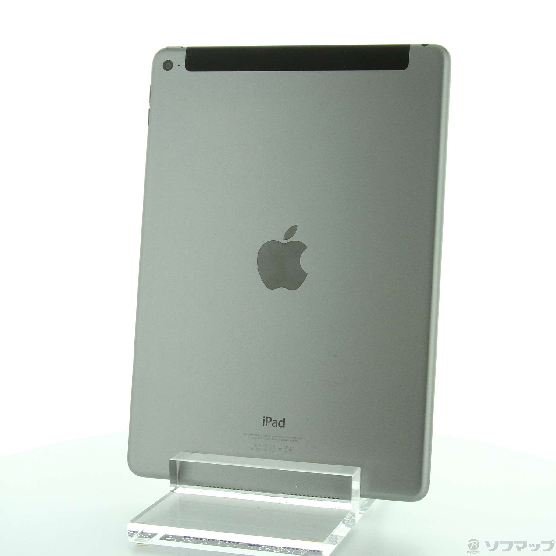 中古】iPad Air 2 64GB スペースグレイ MGHX2J／A au [2133049787156