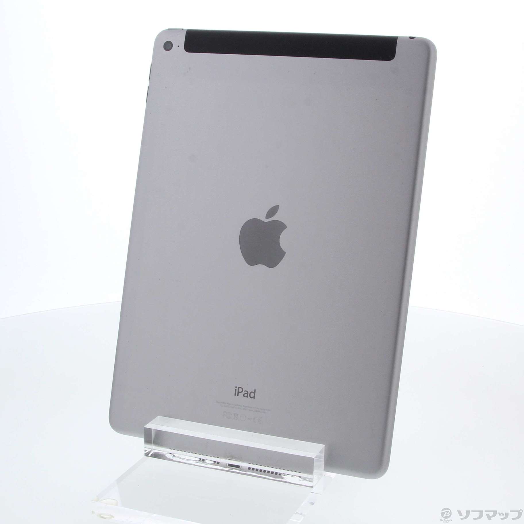 中古】iPad Air 2 64GB スペースグレイ MGHX2J／A au [2133049787361