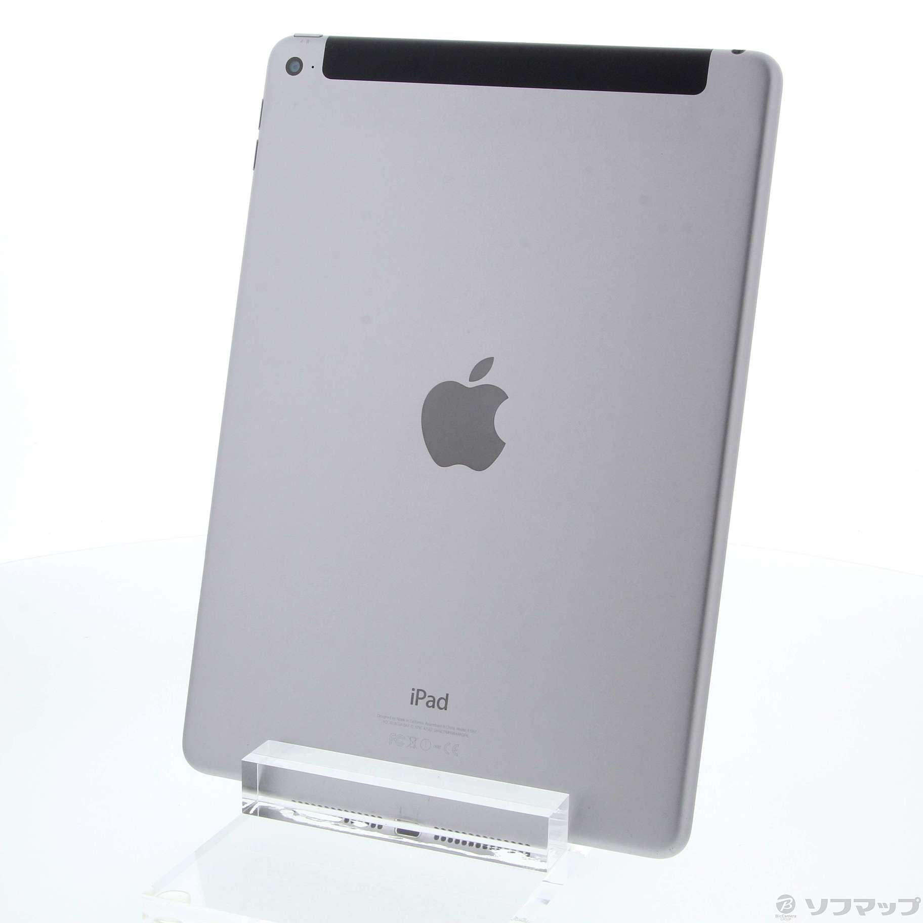 中古】iPad Air 2 64GB スペースグレイ MGHX2J／A au