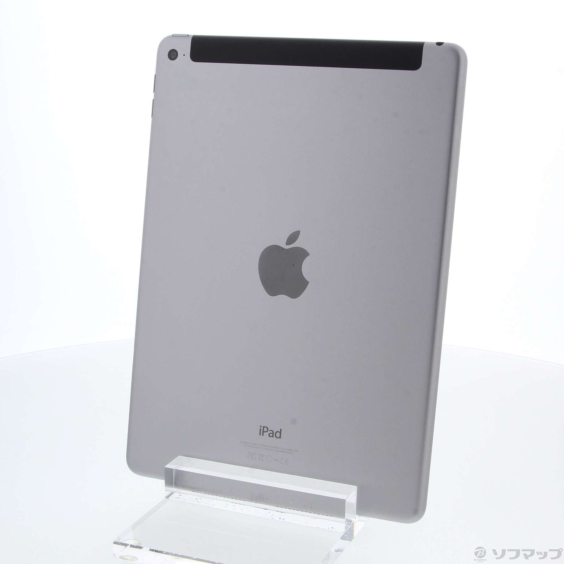 iPad Air2 16GB AU スペースグレー スマートカバーあり