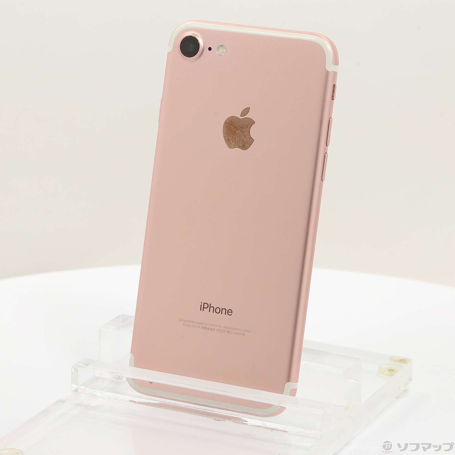 中古】iPhone7 32GB ローズゴールド MNCJ2J／A SIMフリー