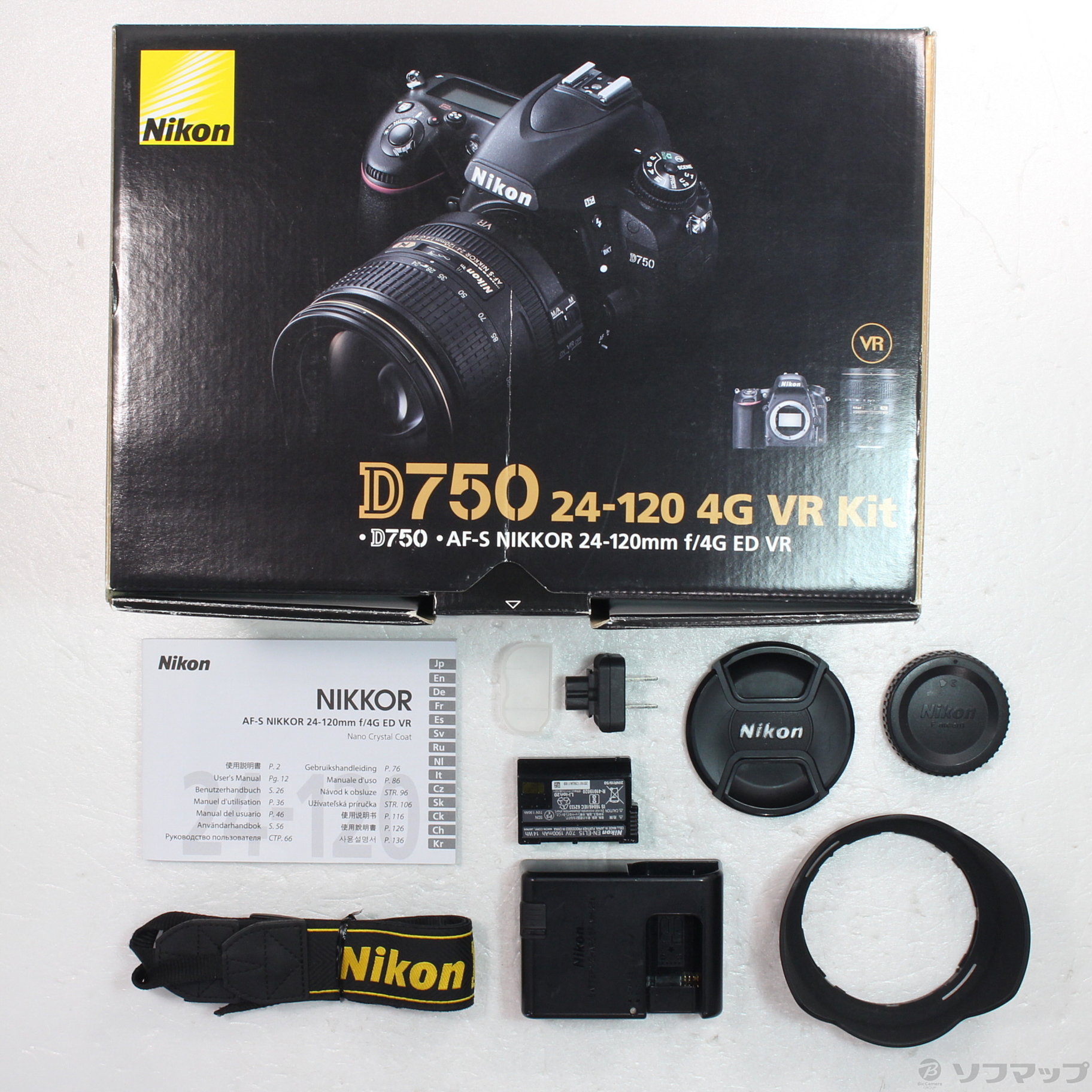 贅沢 超美品 Nikonニコンカメラ D750 24-120 レンズキット+SD/64G×2+