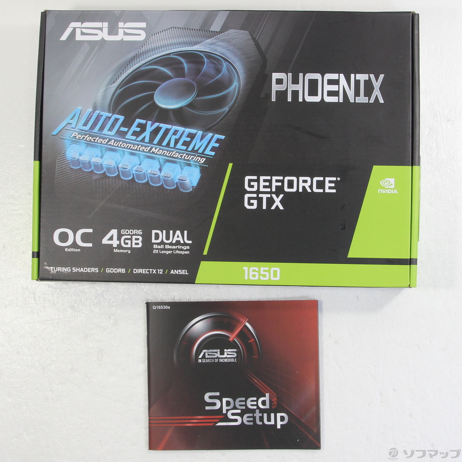中古】ASUS Phoenix GeForce GTX 1650 OC Edition 4GB GDDR6 V2