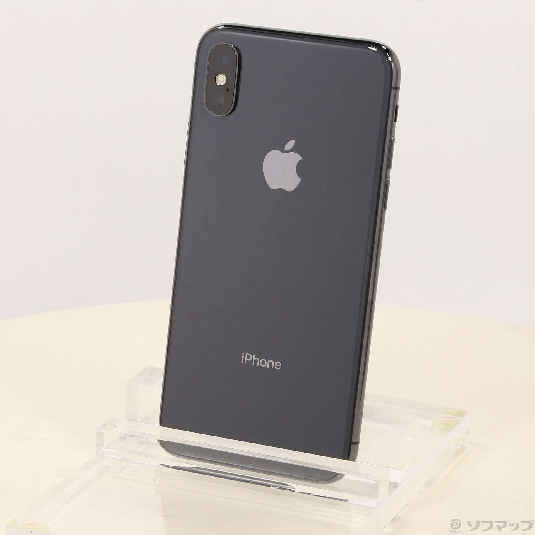 中古】iPhoneX 64GB スペースグレイ MQAX2J／A SIMフリー