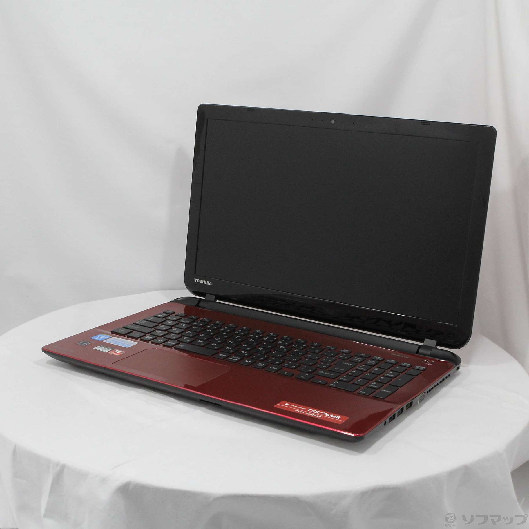 中古】格安安心パソコン dynabook T55／76MR PT55-76MBXR モデナレッド