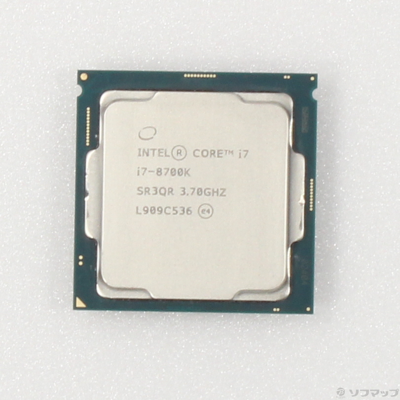 Intel core i7-8700K CPU【中古】 - PCパーツ