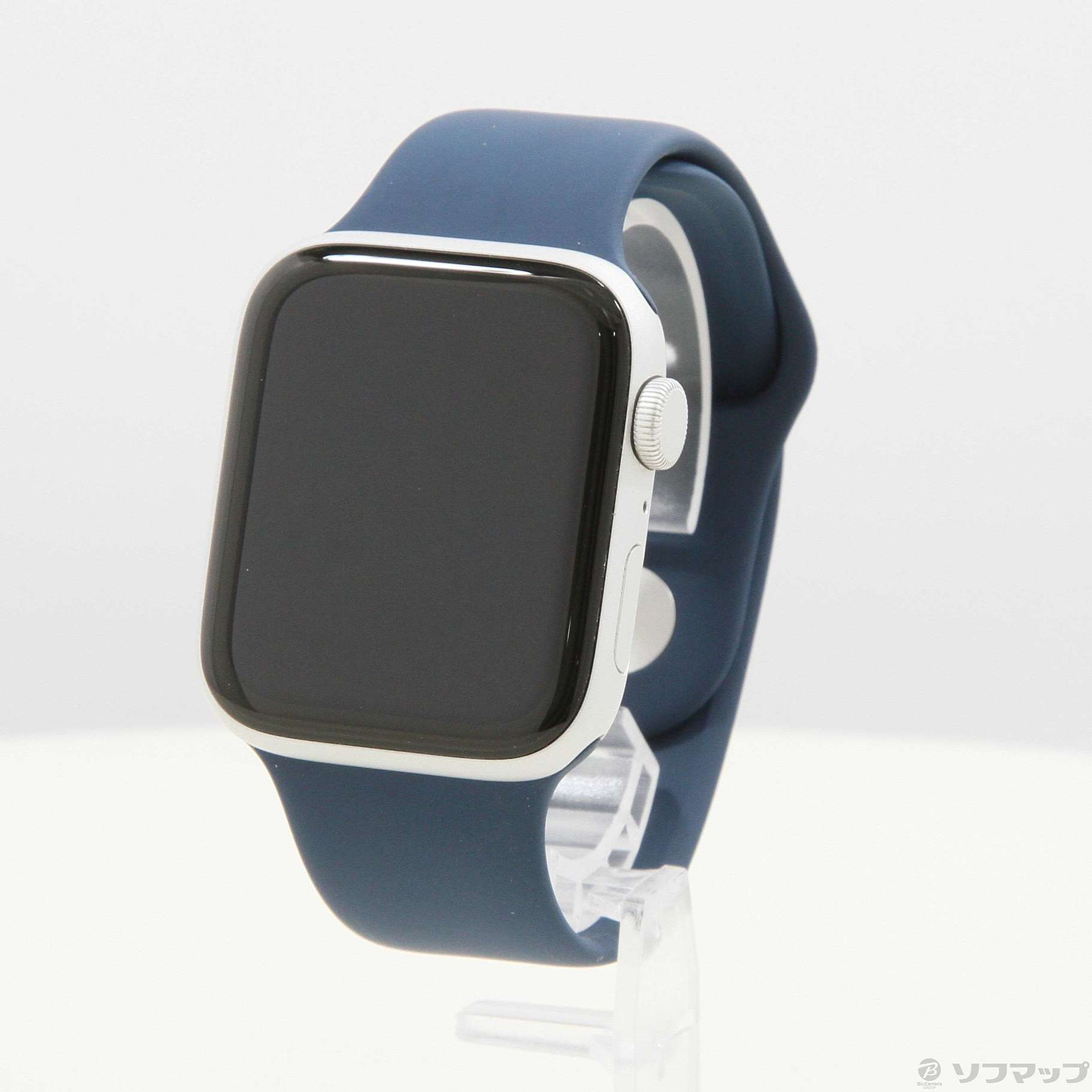 Apple Watch SE 第1世代 GPS 44mm シルバーアルミニウムケース アビスブルースポーツバンド