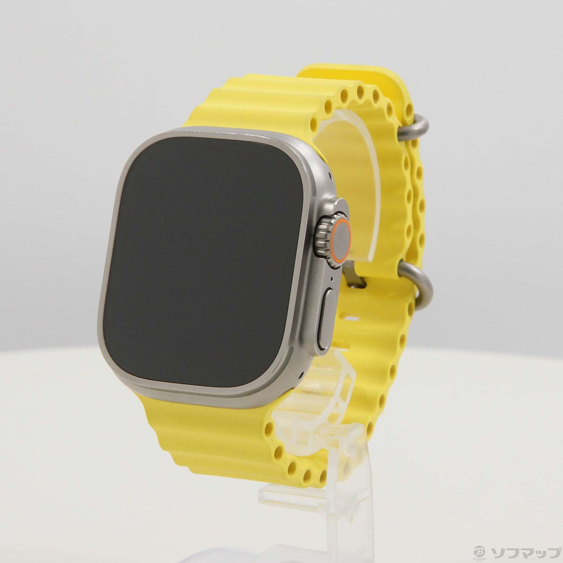 Apple Watch Ultra 49mm 正規品 イエローオーシャンバンド - 時計