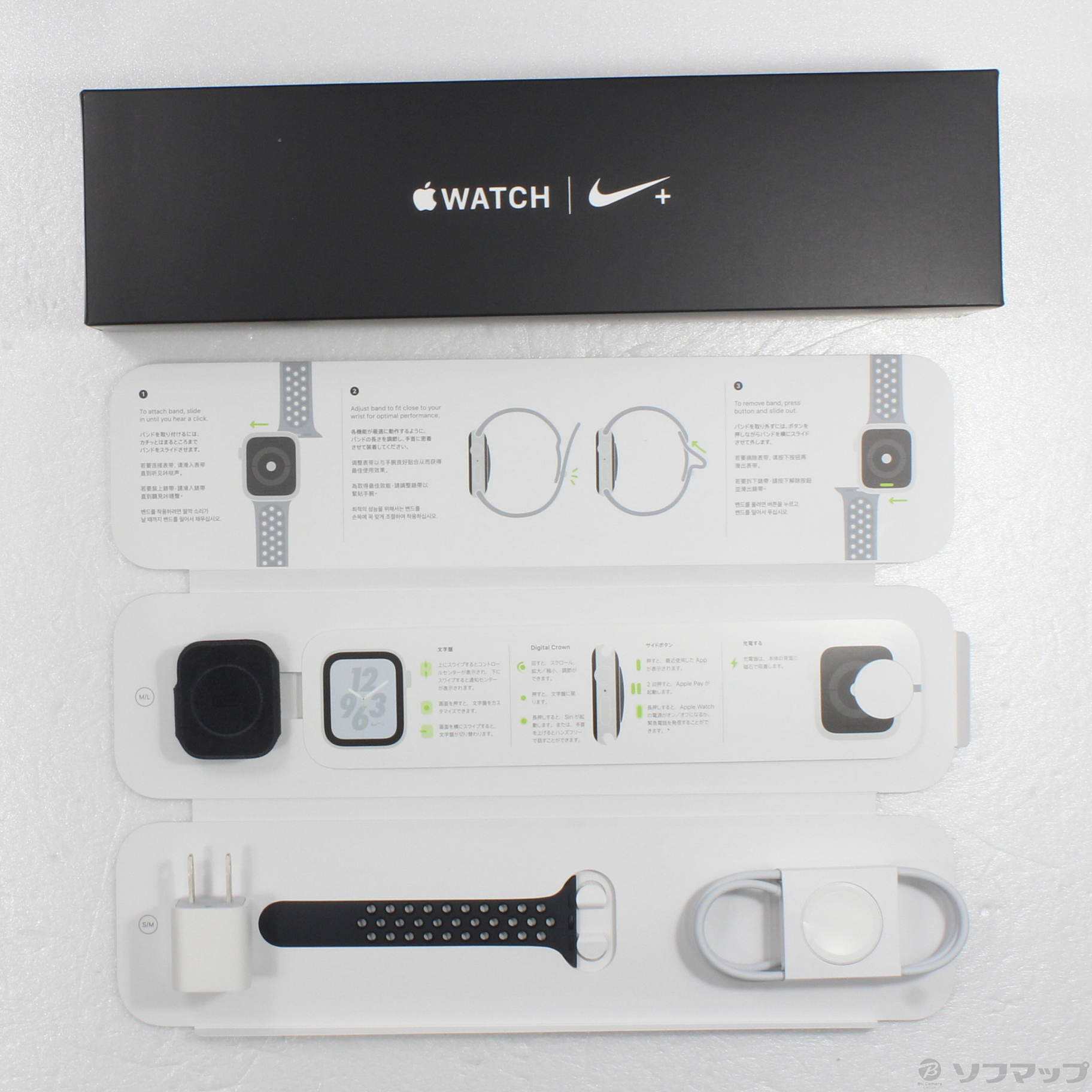 中古】Apple Watch Series 4 Nike+ GPS 40mm スペースグレイアルミニウムケース アンスラサイト／ブラックNikeスポーツバンド  [2133049848635] - リコレ！|ビックカメラグループ ソフマップの中古通販サイト