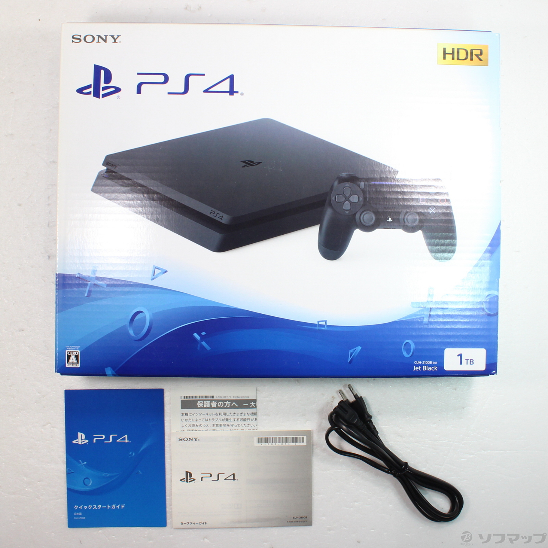 中古品〕 PlayStation 4 ジェット・ブラック 1TB｜の通販はアキバ