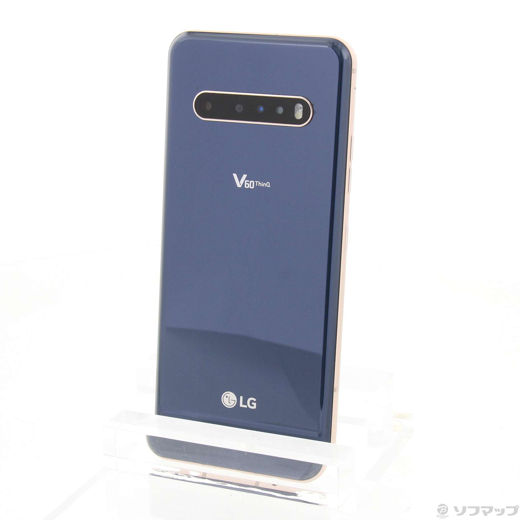 中古】LG V60 ThinQ 5G 128GB クラッシ-ブルー A001LG SoftBankロック ...