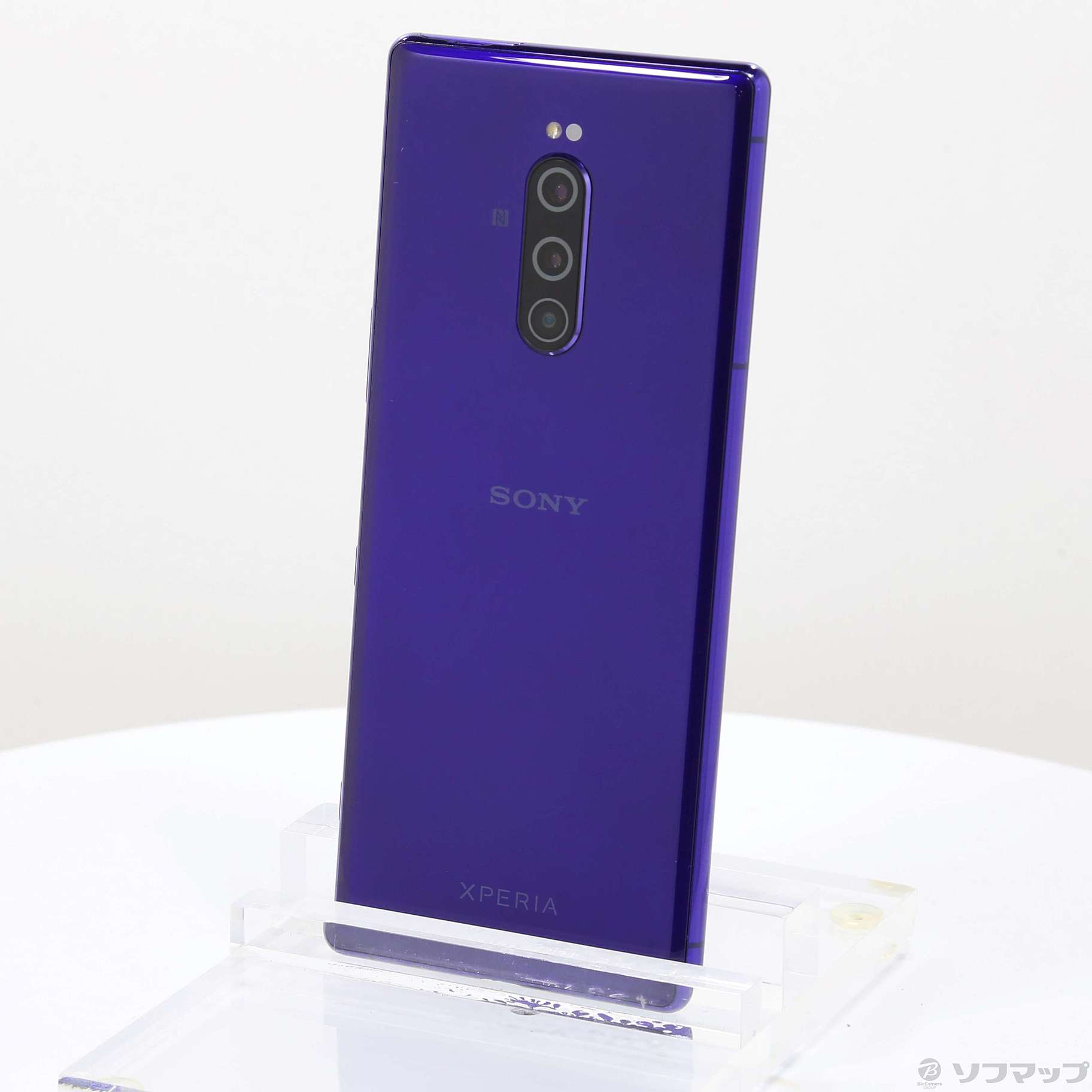 中古】Xperia 1 64GB パープル 802SO SoftBankロック解除SIMフリー