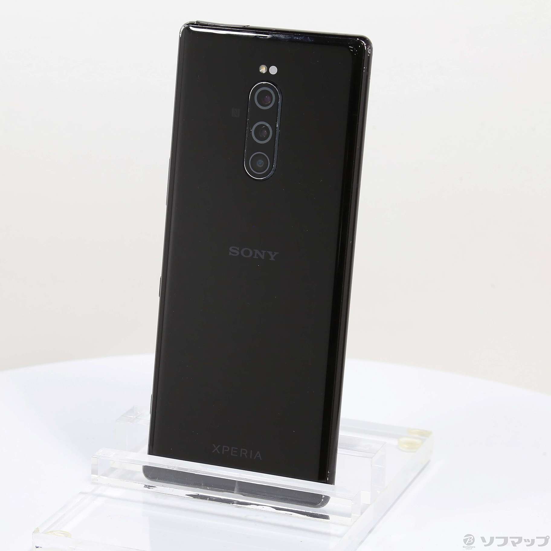 Xperia 1 Black 64 GB Softbank - スマートフォン本体