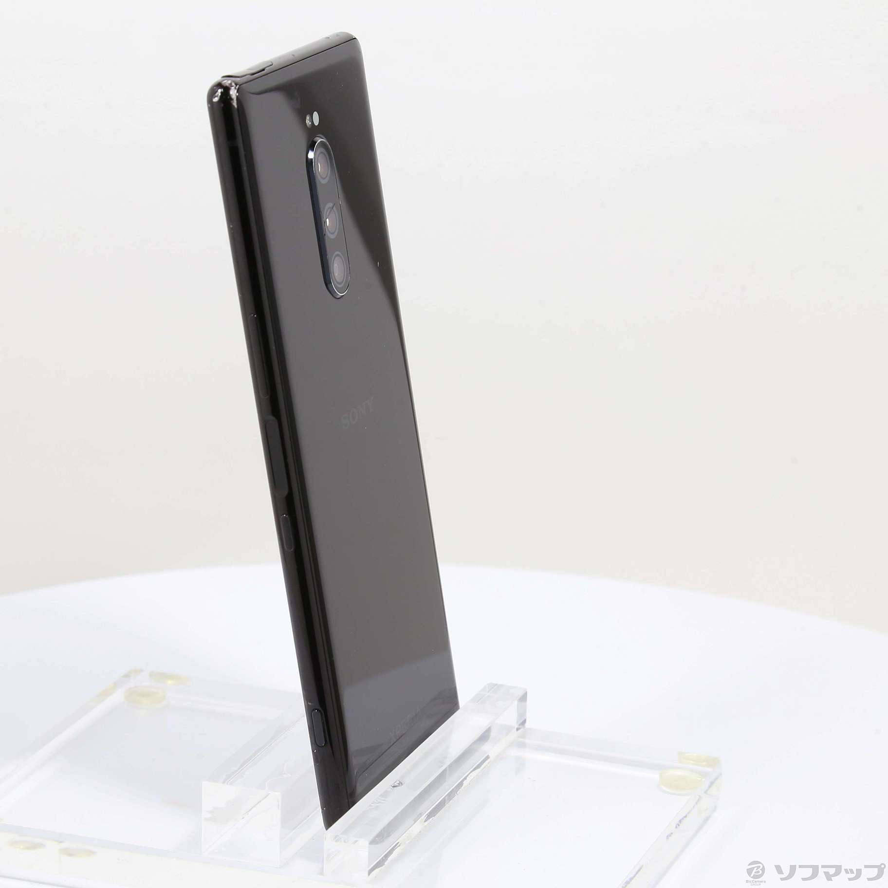 中古】Xperia 1 64GB ブラック 802SO SoftBankロック解除SIMフリー