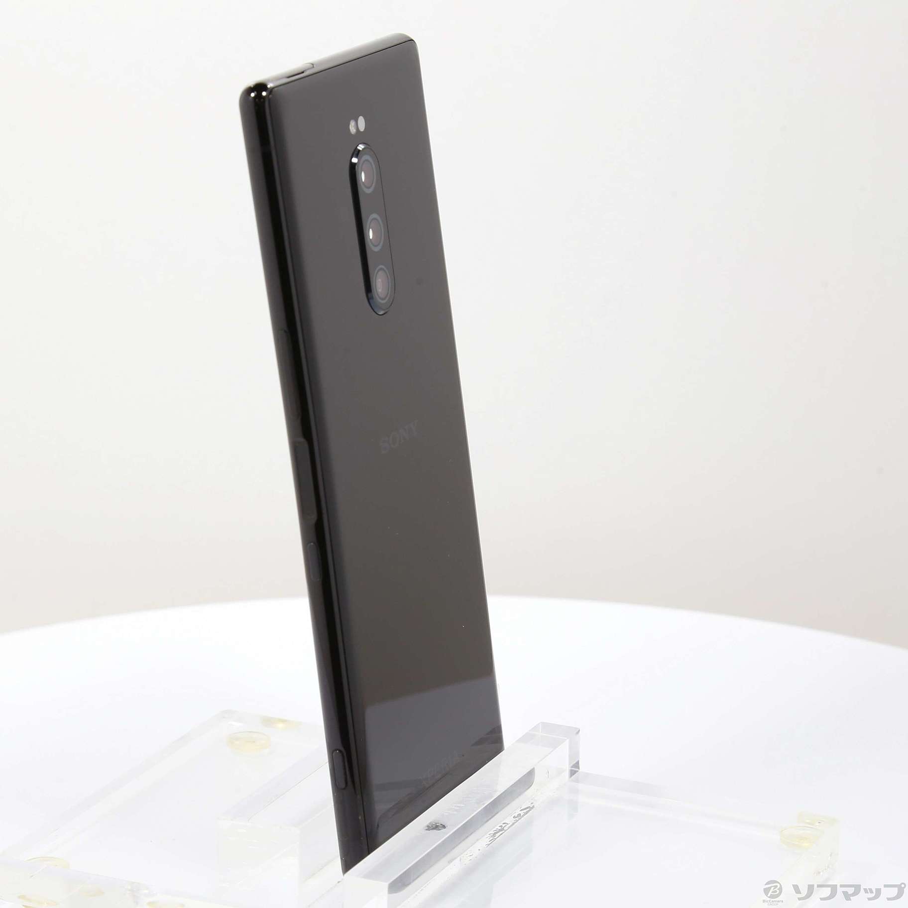 中古】Xperia 1 64GB ブラック 802SO SoftBankロック解除SIMフリー