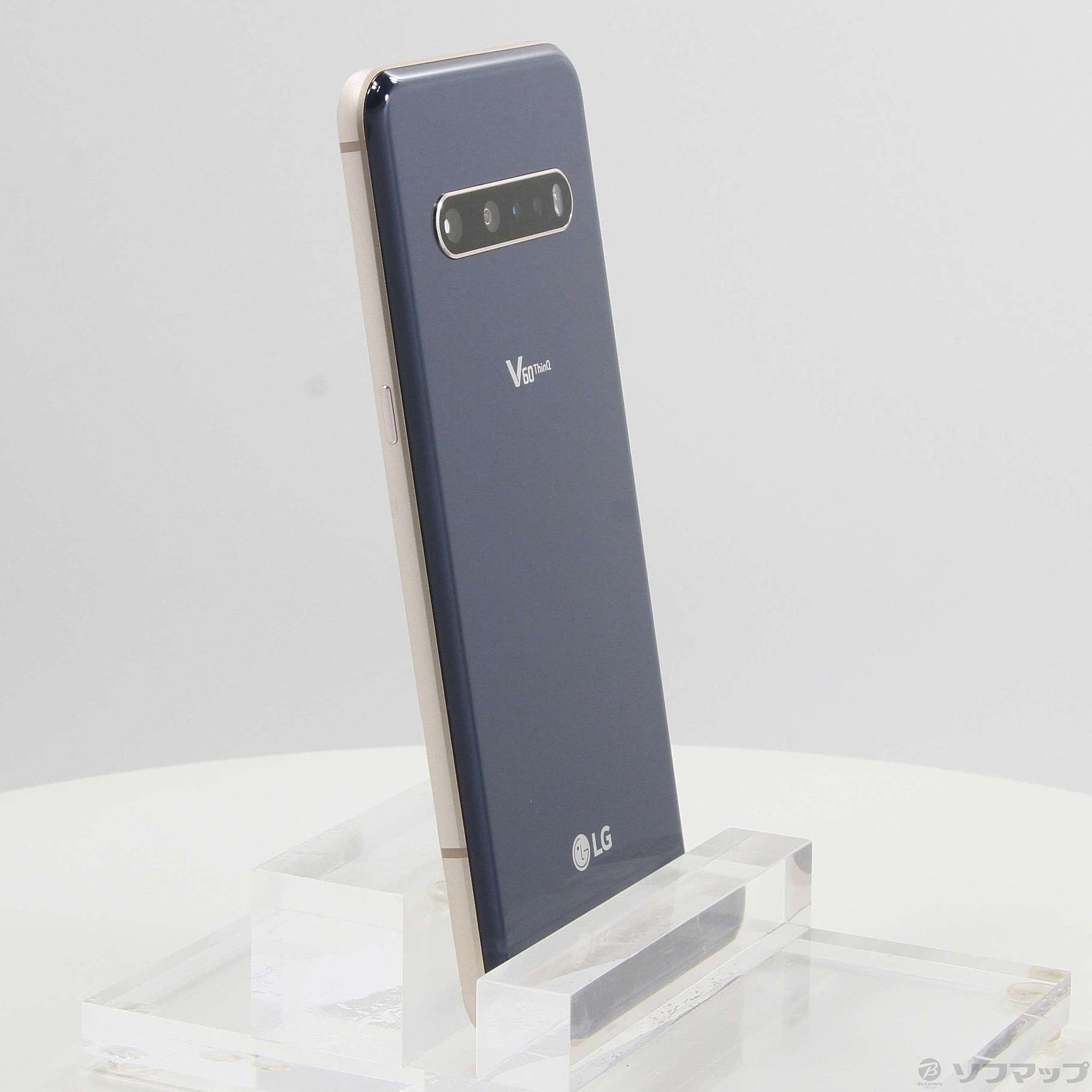中古】LG V60 ThinQ 5G 128GB クラッシ-ブルー A001LG SoftBank