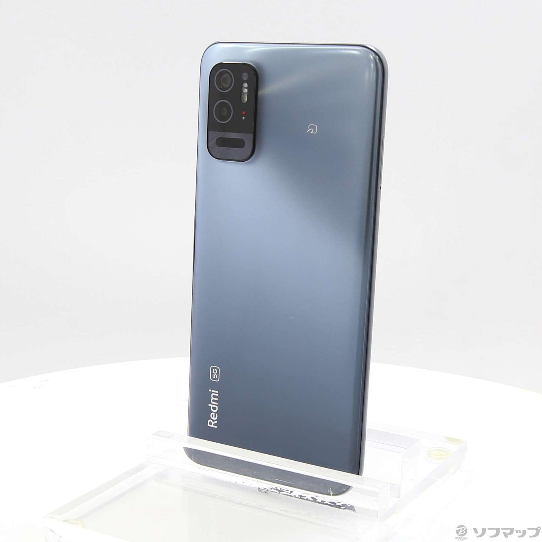 中古品〕 Redmi Note 10T 64GB アジュールブラック A101XM SoftBank 