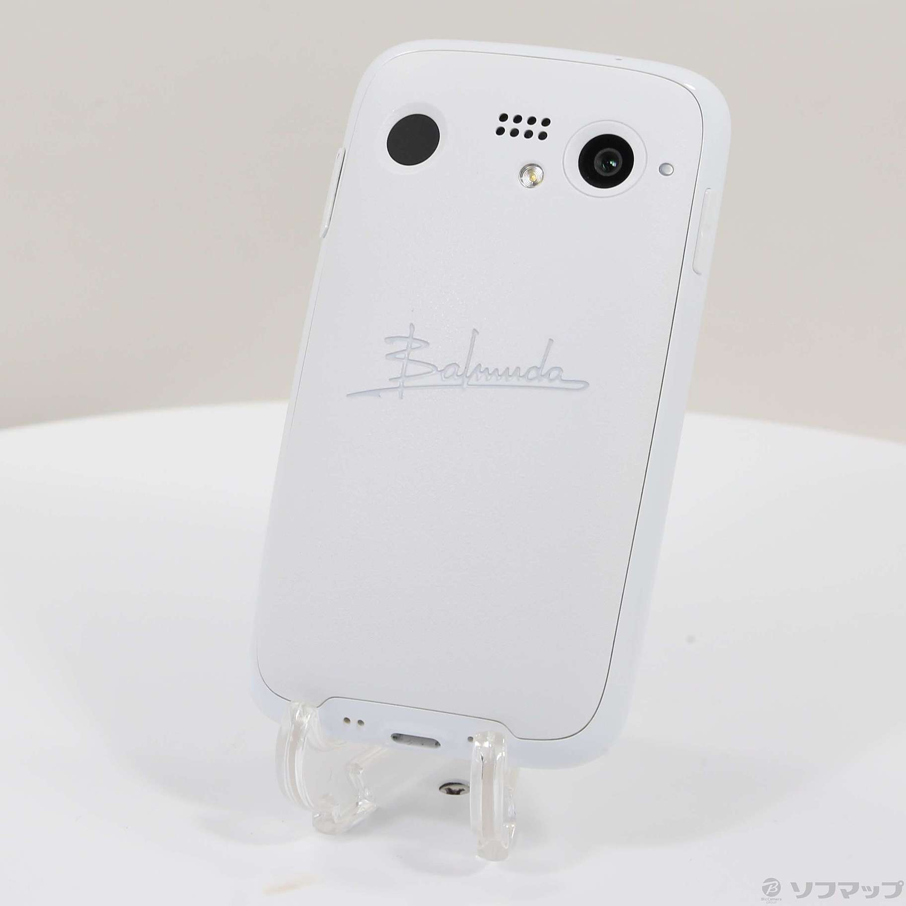 中古】BALMUDA Phone 128GB ホワイト BMSAA2 SoftBank 〔ネットワーク ...